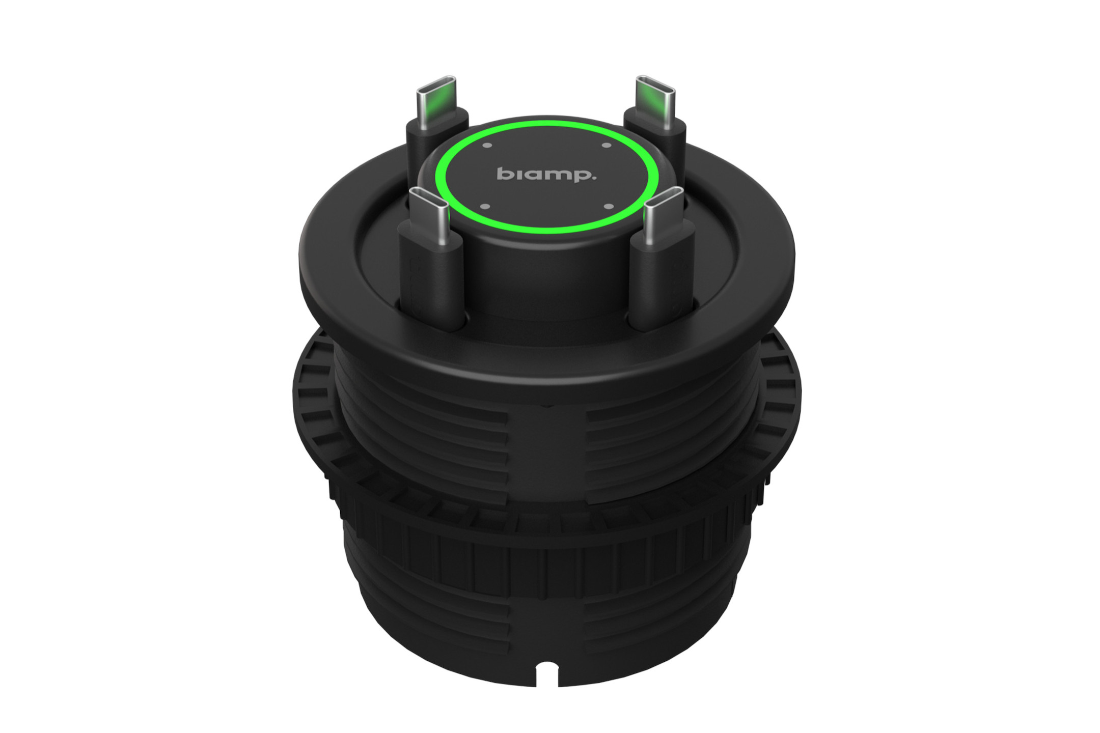 Biamp-EasyConnect-MPX-250-plug-and-play-BYOM-samenwerkingsschakelaar-met-geintegreerde-oplaadfunctie