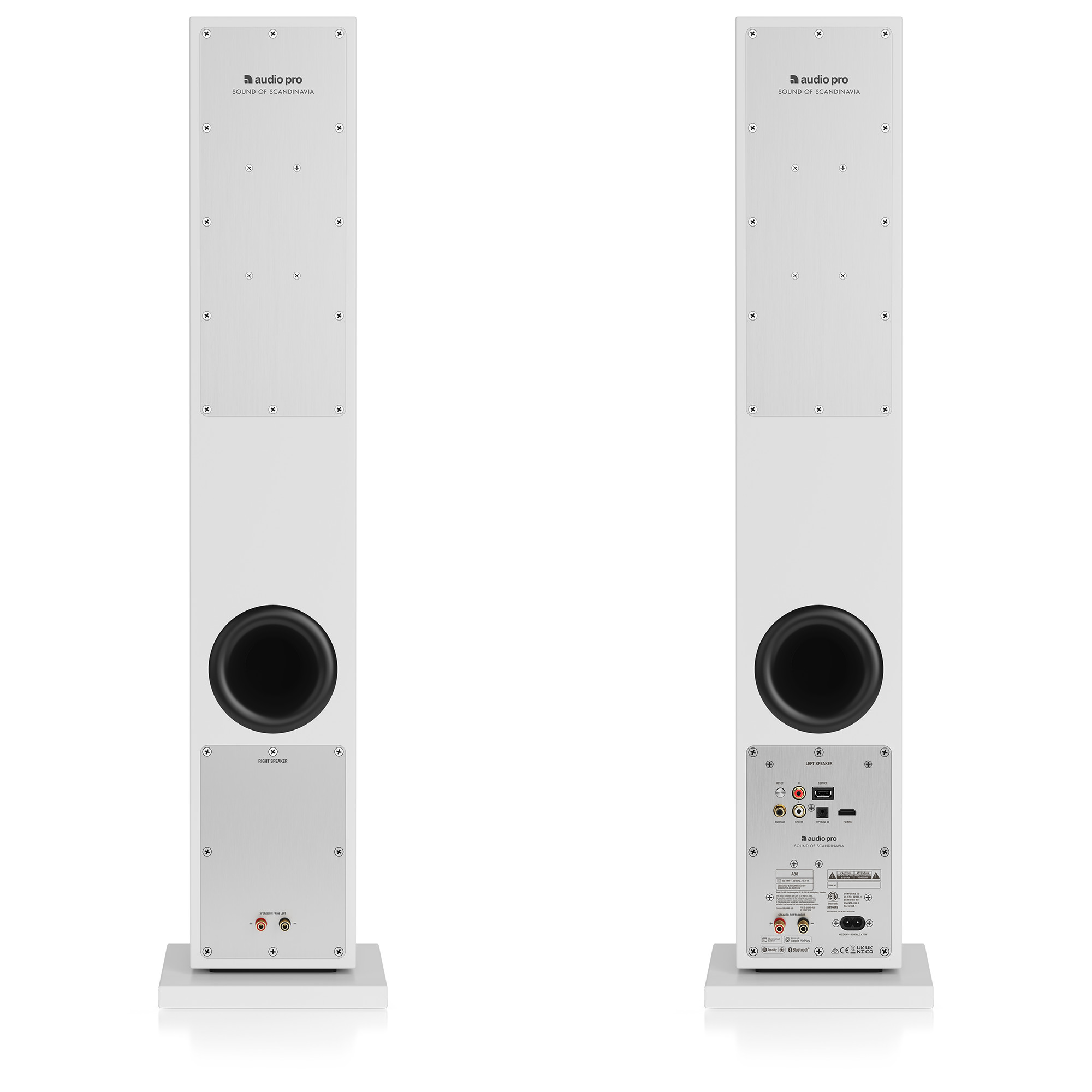 Audio-Pro-A38-W-drahtloser-Multiroom-Standlautsprecher-in-Weiss