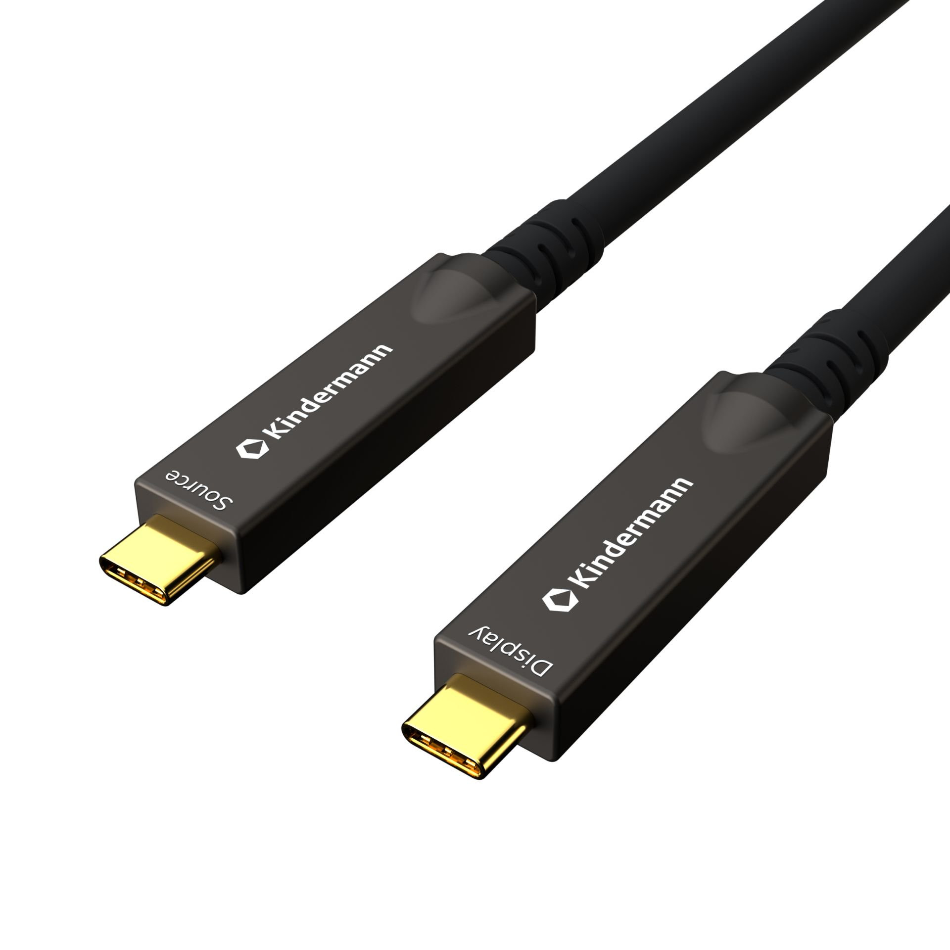 Kindermann-USB-C-AOC-kabel-met-volledige-functionaliteit-10-m-M-M