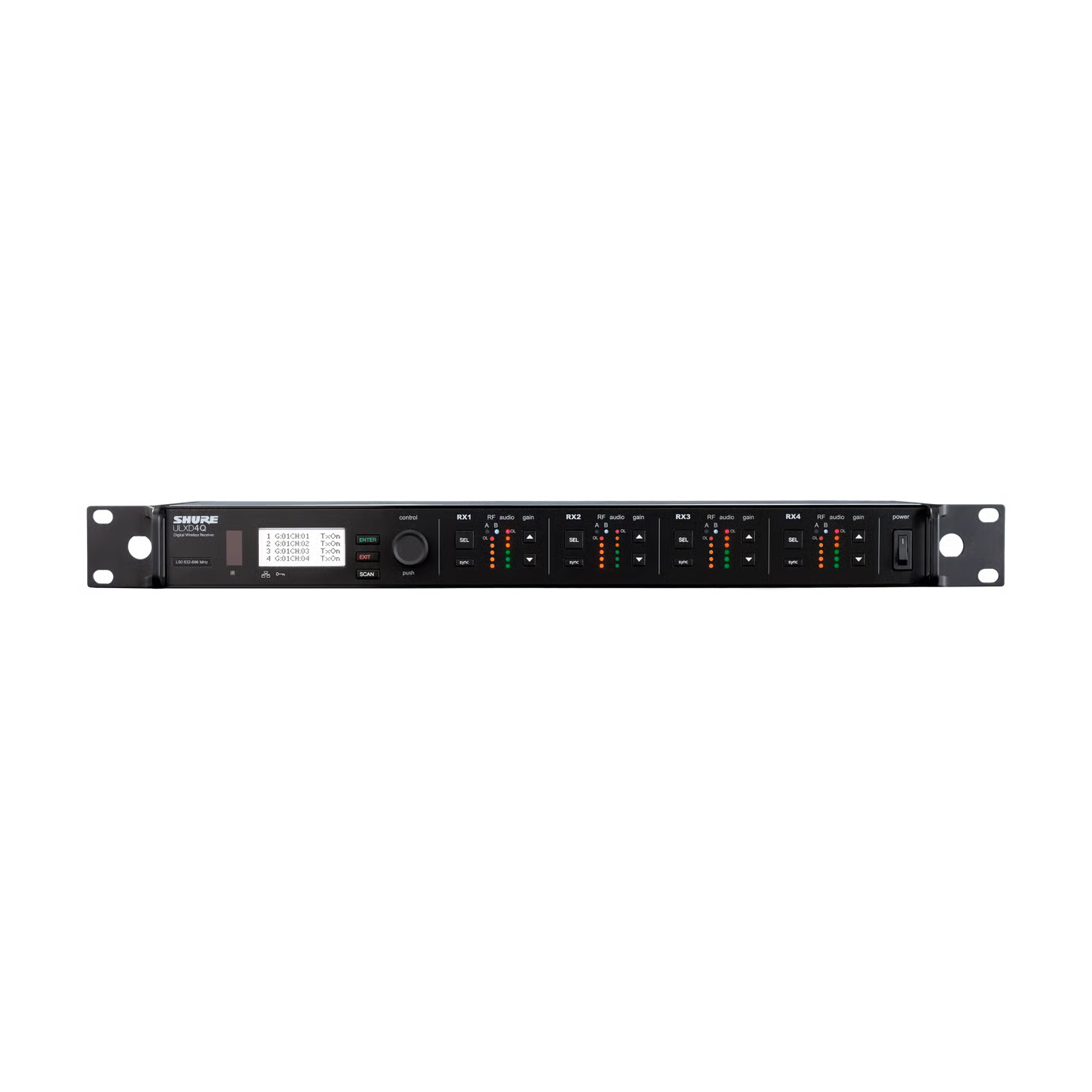 Shure-ULXD4QE-G56-Digitaler-4-Kanal-Drahtlosempfanger