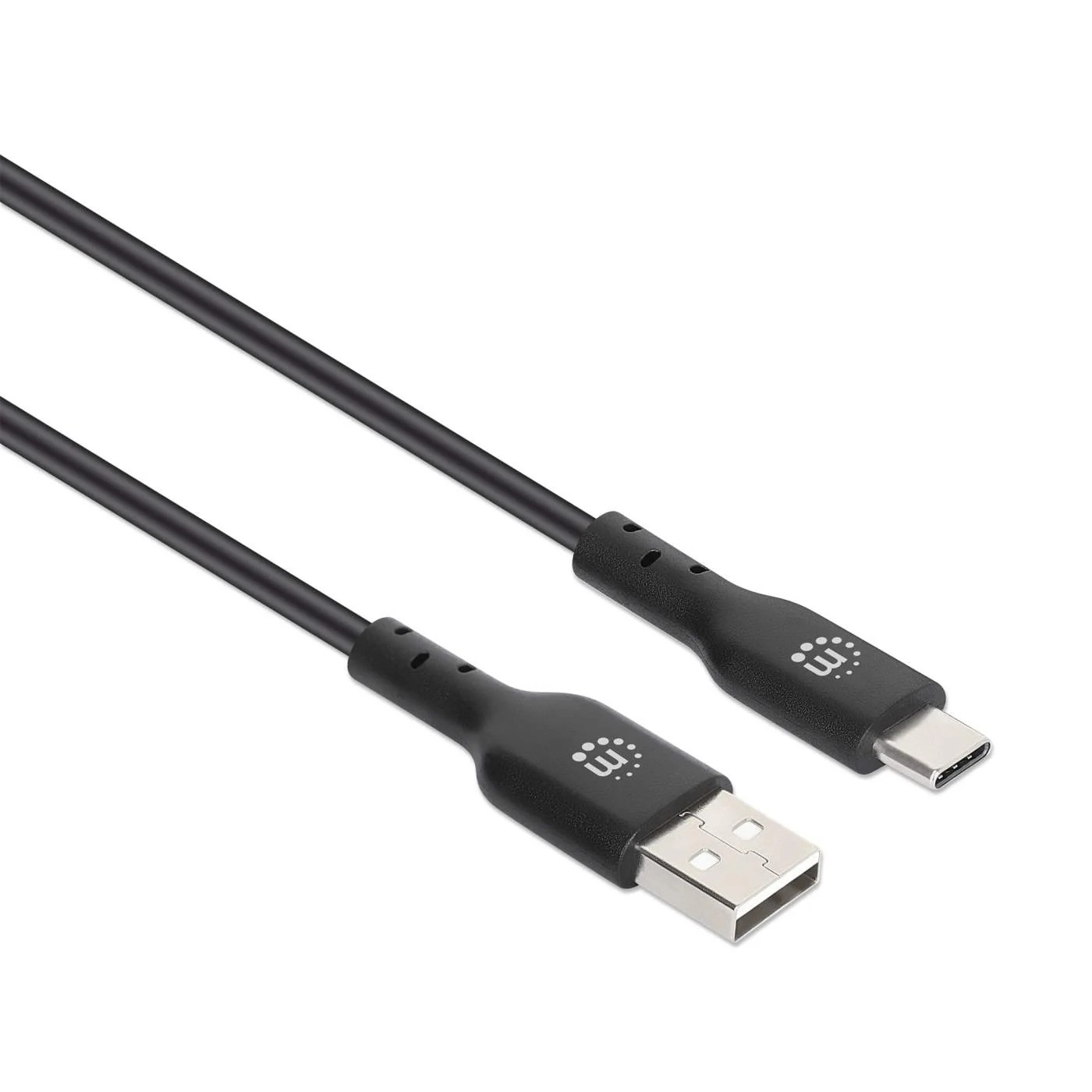Manhattan-USB-C-naar-USB-A-kabel-mannelijk-naar-mannelijk-zwart-480-Mbps-USB-2-0-1-m