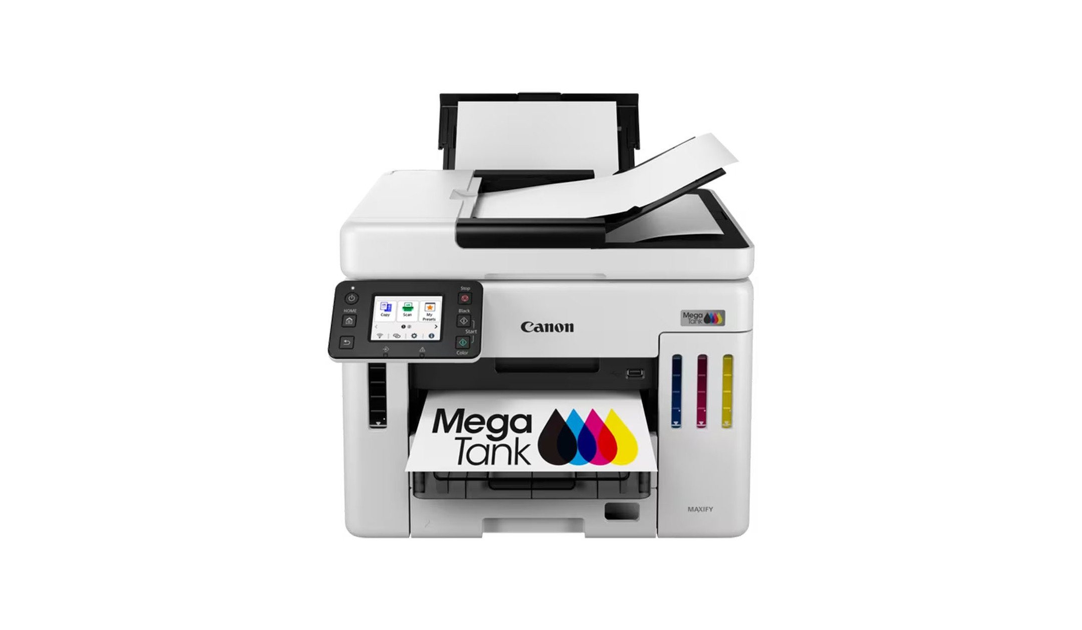 Canon-MAXIFY-GX7150-4-in-1-MegaTank-Tintenstrahl-Multifunktionssystem-mit-nachfullbaren-Tintentanks