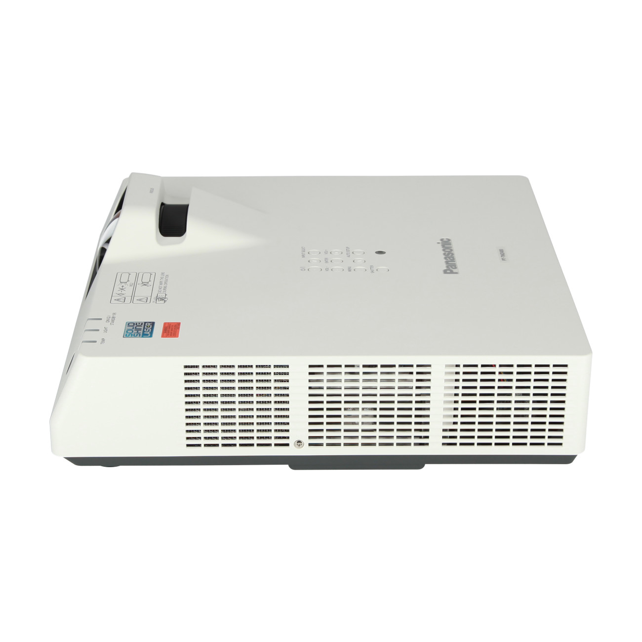 Panasonic-PT-TMZ400EJ-Kurzdistanz-Beamer-mit-4000-Lumen-und-WUXGA-Auflosung-fur-effiziente-Nutzung-in-Bildung-und-Business-Demoware-Platin