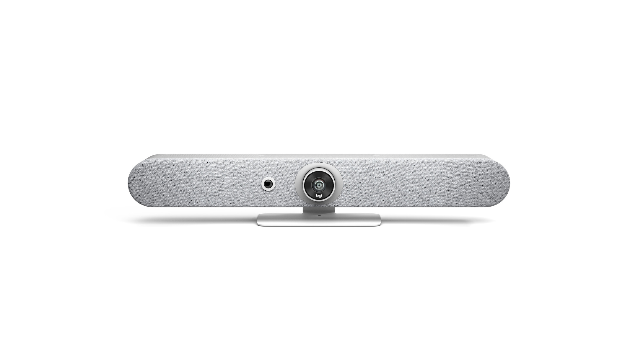 Logitech-Rally-Bar-Mini-Konferenzkamera-mit-3840-x-2160-4K-UHD-8-3-MP-30-fps-120-in-weiss-fur-kleine-bis-mittelgrosse-Raume-Demoware