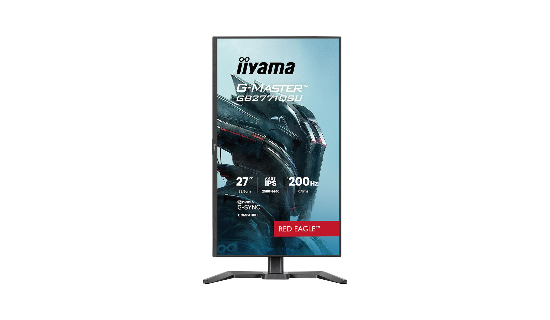 iiyama-G-MASTER-Red-Eagle-GB2771QSU-B1-27-inch-gamingmonitor-met-in-hoogte-verstelbare-standaard-en-USB-hub