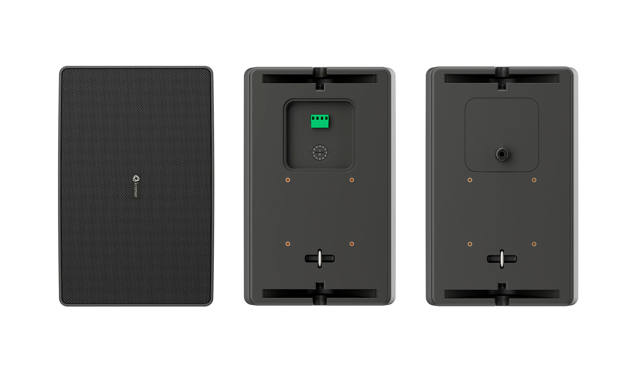 Kramer-WM-6P-6-5-2-Wege-Passivlautsprecher-zur-Wandmontage-in-Schwarz