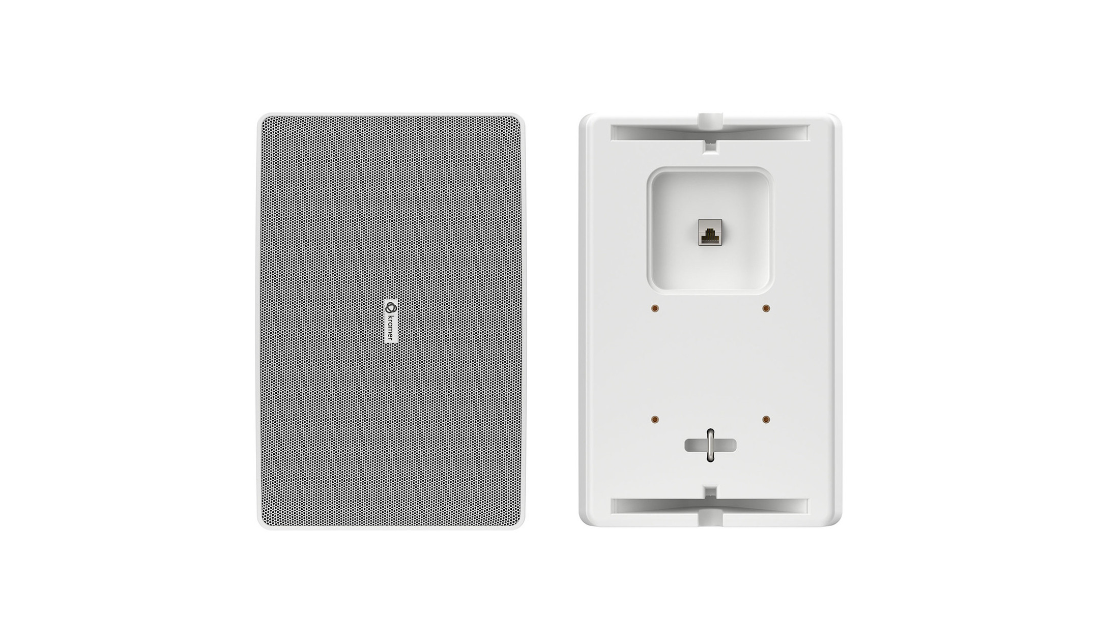 Kramer-WM-6D-6-5-2-Wege-PoE-Dante-Lautsprecher-in-Weiss