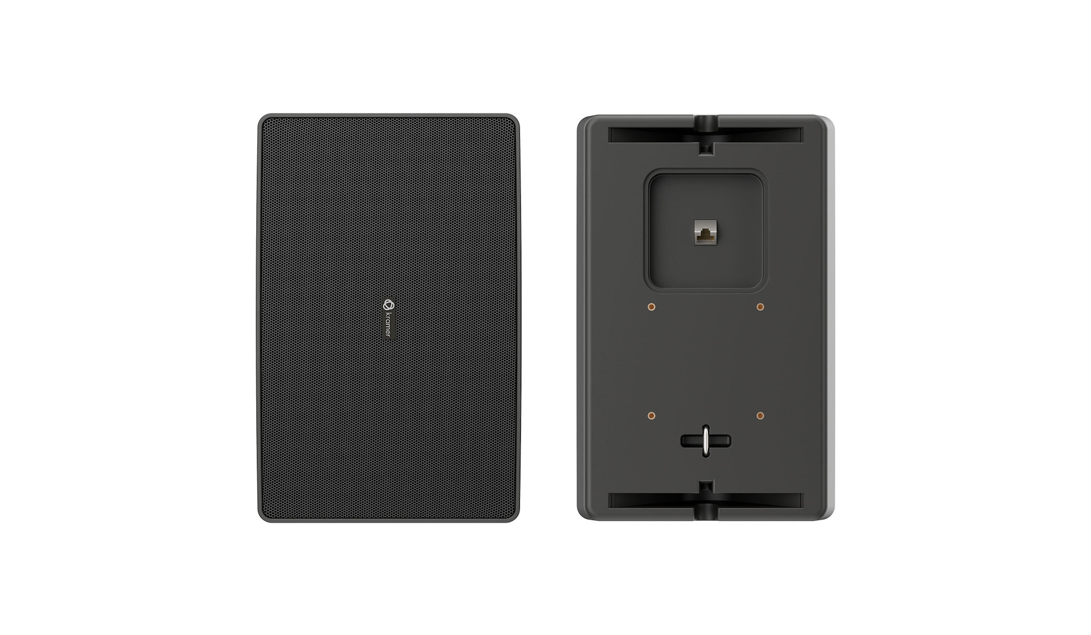 Kramer-WM-6D-6-5-2-Wege-PoE-Dante-Lautsprecher-in-Schwarz