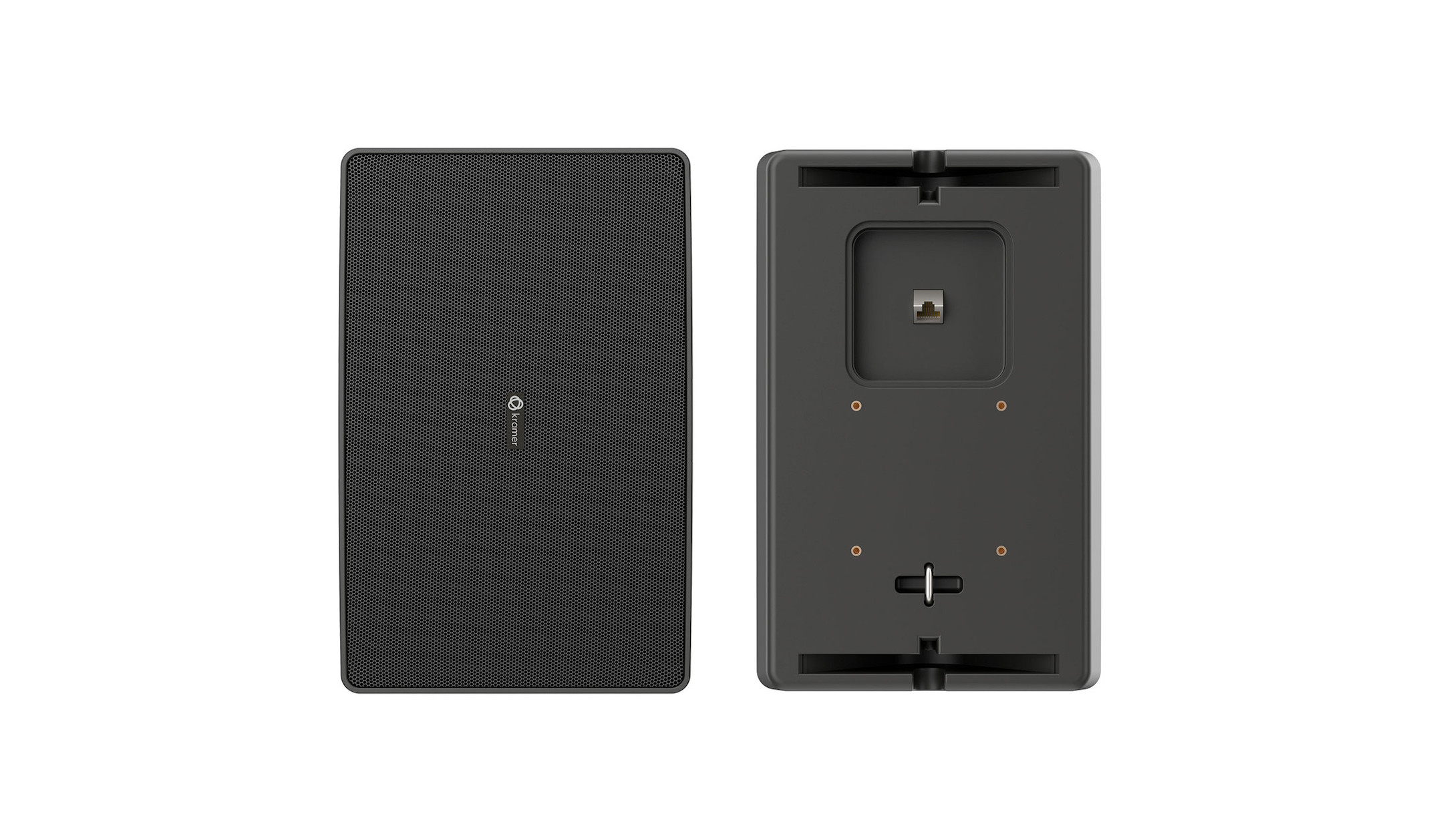 Kramer-WM-8D-8-2-Wege-PoE-Dante-Lautsprecher-in-Schwarz