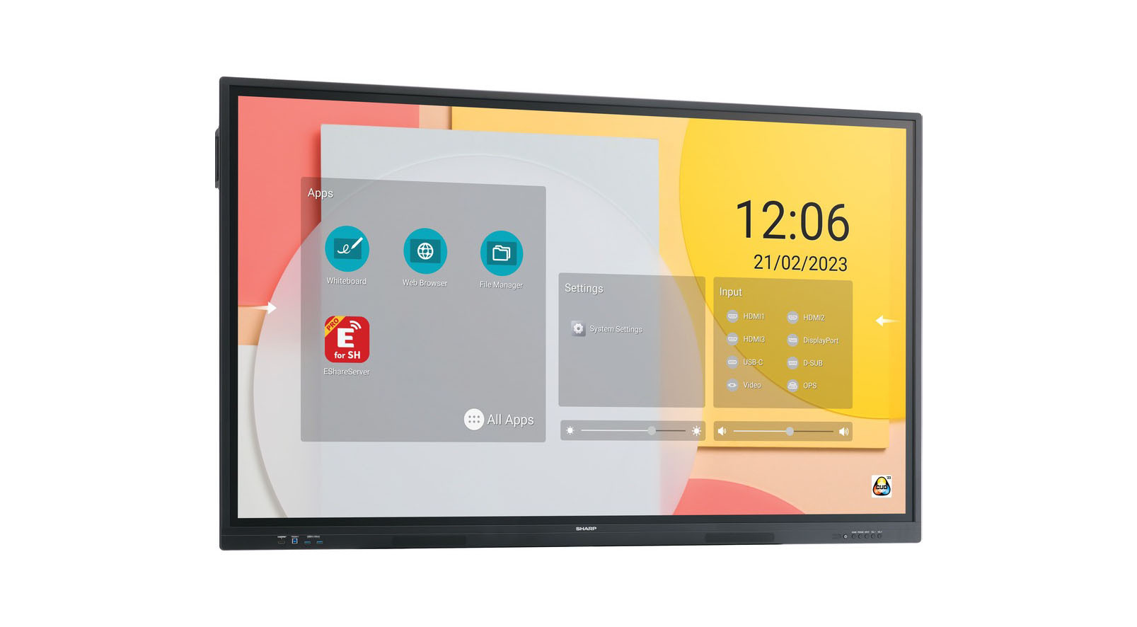 Sharp-PN-LC862-86-inch-interactief-4K-scherm-voor-modern-onderwijs-en-samenwerking