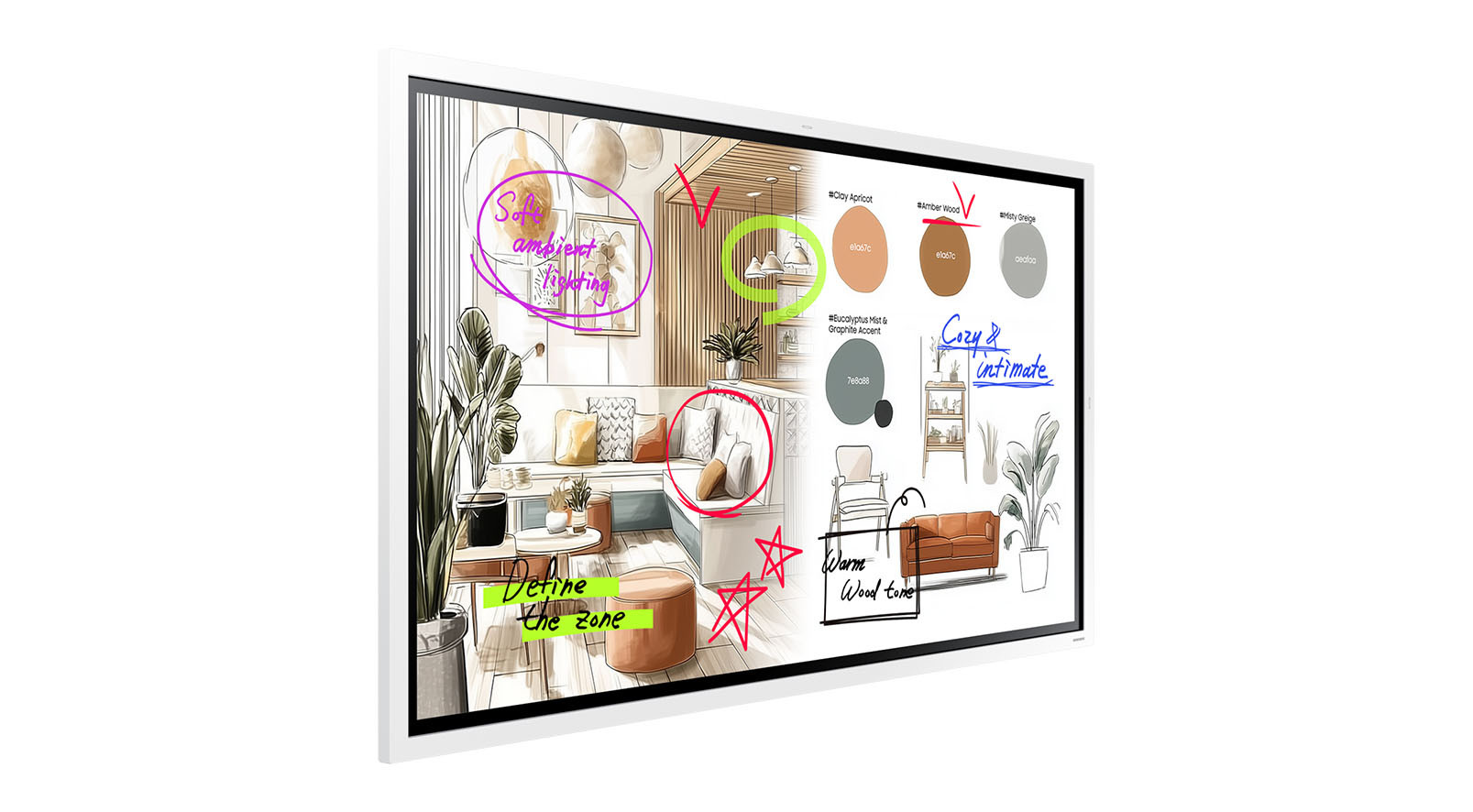 Samsung-Flip-WM75FX-75-4K-interactief-touchscreen-voor-efficiente-samenwerking