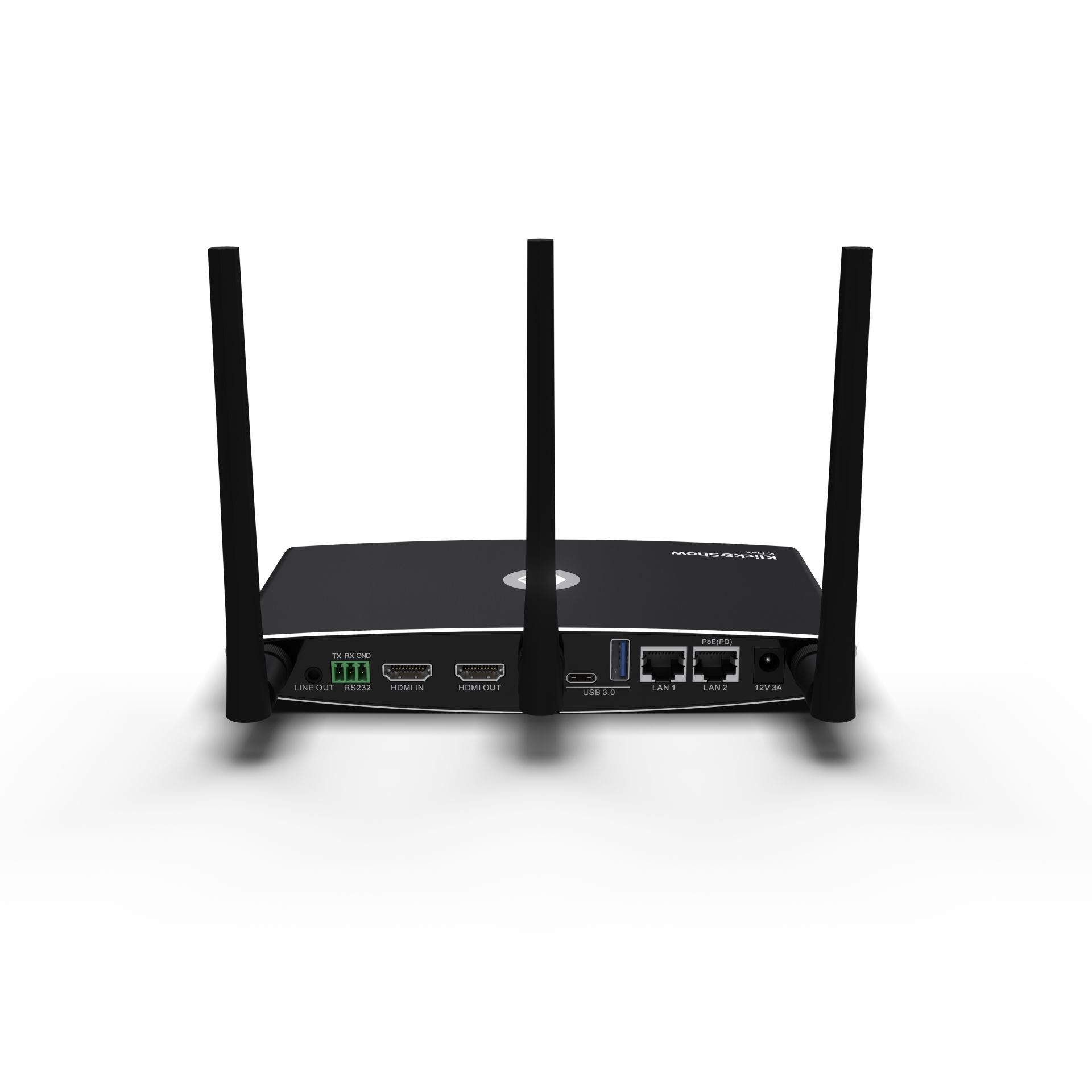 Kindermann-Klick-Show-K-FleX-Basisstation-fur-drahtlose-BYOD-Prasentationen-fur-Business-und-Lernraume-Demoware