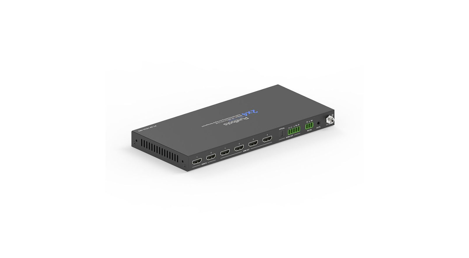 PureLink-PT-SP-HD24-48G-2x4-HDMI-2-1-Splitter-48Gbps-mit-Scaler-und-Audio-De-Embedding