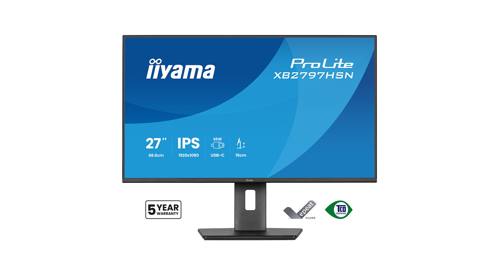 iiyama-ProLite-XB2797HSN-B1-27-inch-Full-HD-monitor-met-USB-C-aansluiting-en-LAN-poort