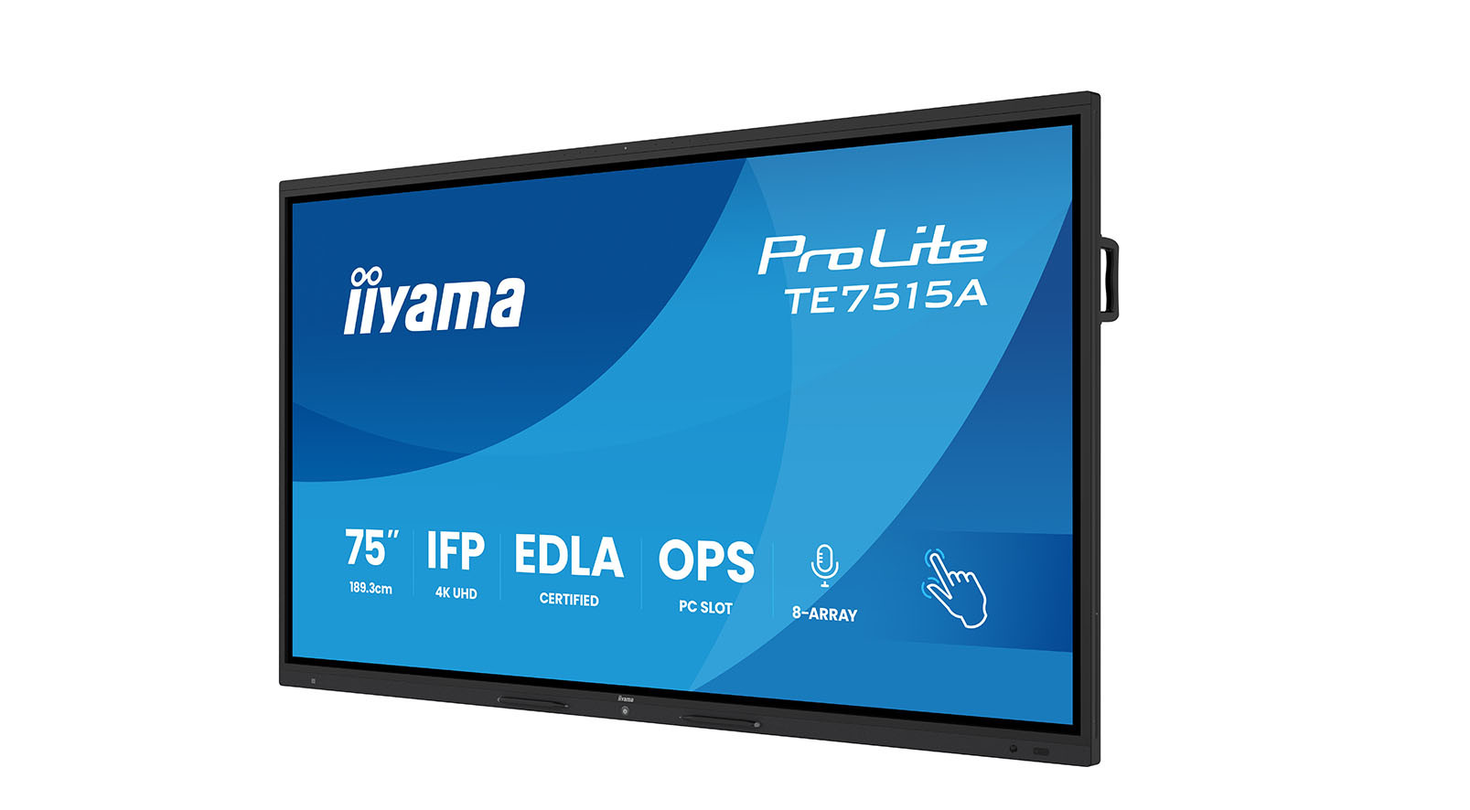 iiyama-ProLite-TE7515A-B2AG-75-4K-UHD-interactief-scherm-met-Google-EDLA-certificering