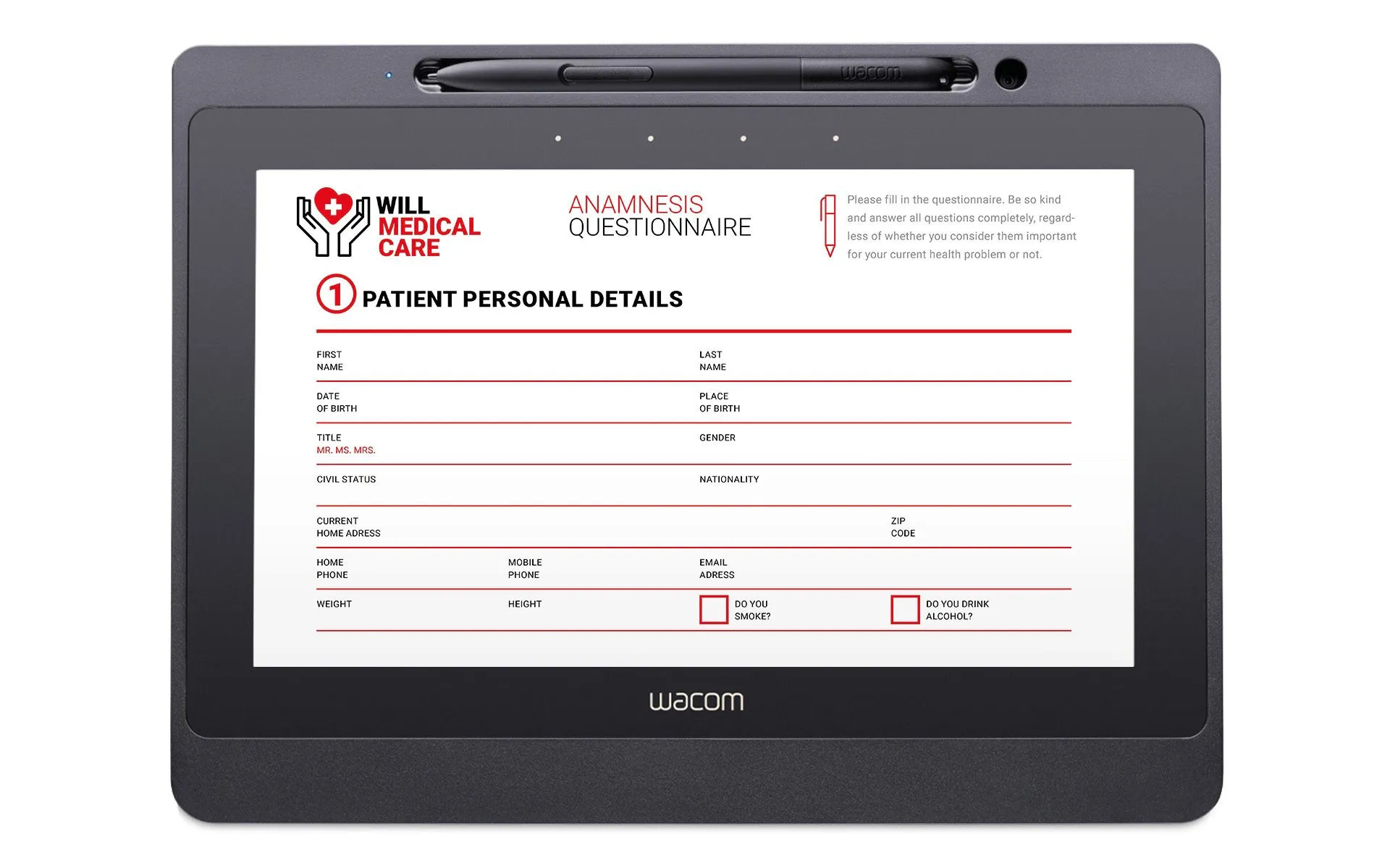 Wacom-DTU1141B-Interactief-pen-display
