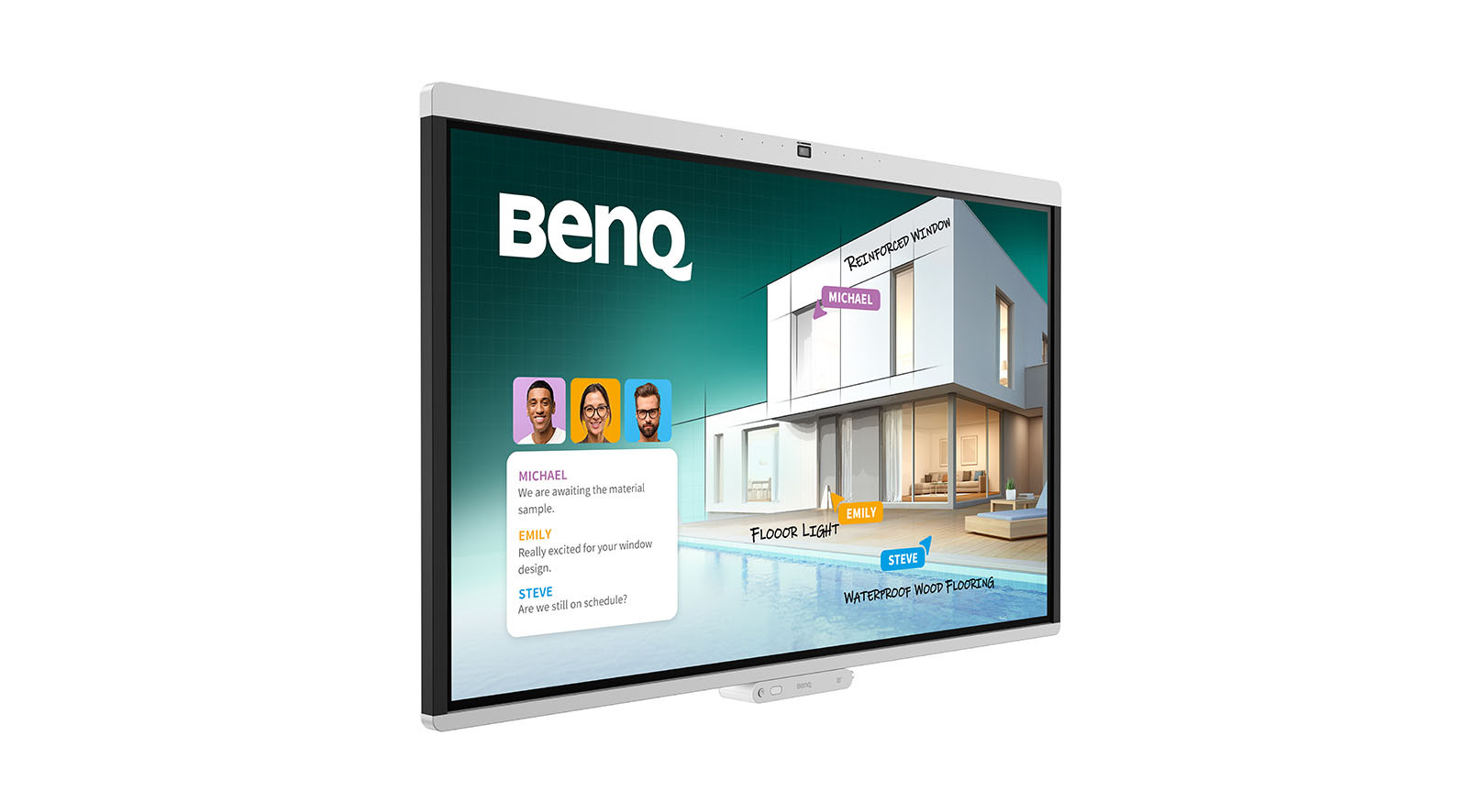 BenQ-CM7505-Interactief-scherm-van-55-inch-met-ingebouwde-camera-voor-efficiente-en-veilige-zakelijke-samenwerking