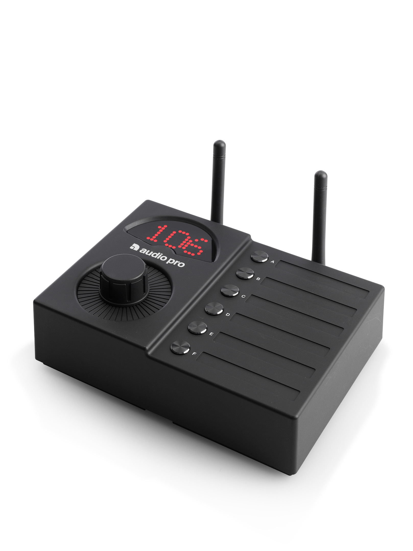 AudioPro-Business-VOL-1-Lautstarkeregler-fur-kabellose-Lautsprecher-DECT-fur-6-Lautstarke-Zonen-schwarz-Demoware