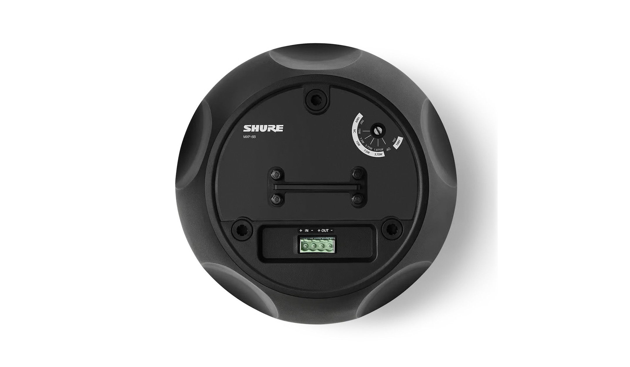 Shure-MXP-6-Passiver-Hangelautsprecher-Schwarz