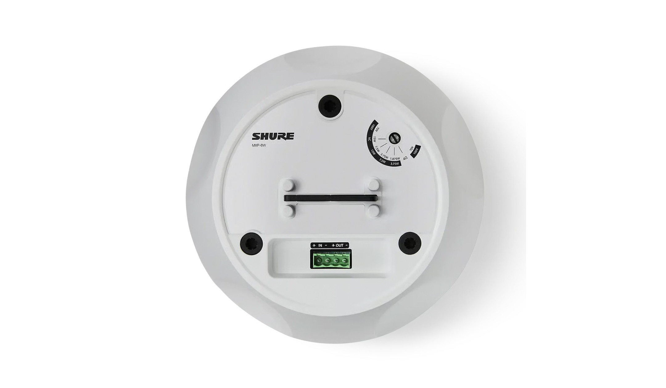 Shure-MXP-6-Passiver-Hangelautsprecher-Weiss