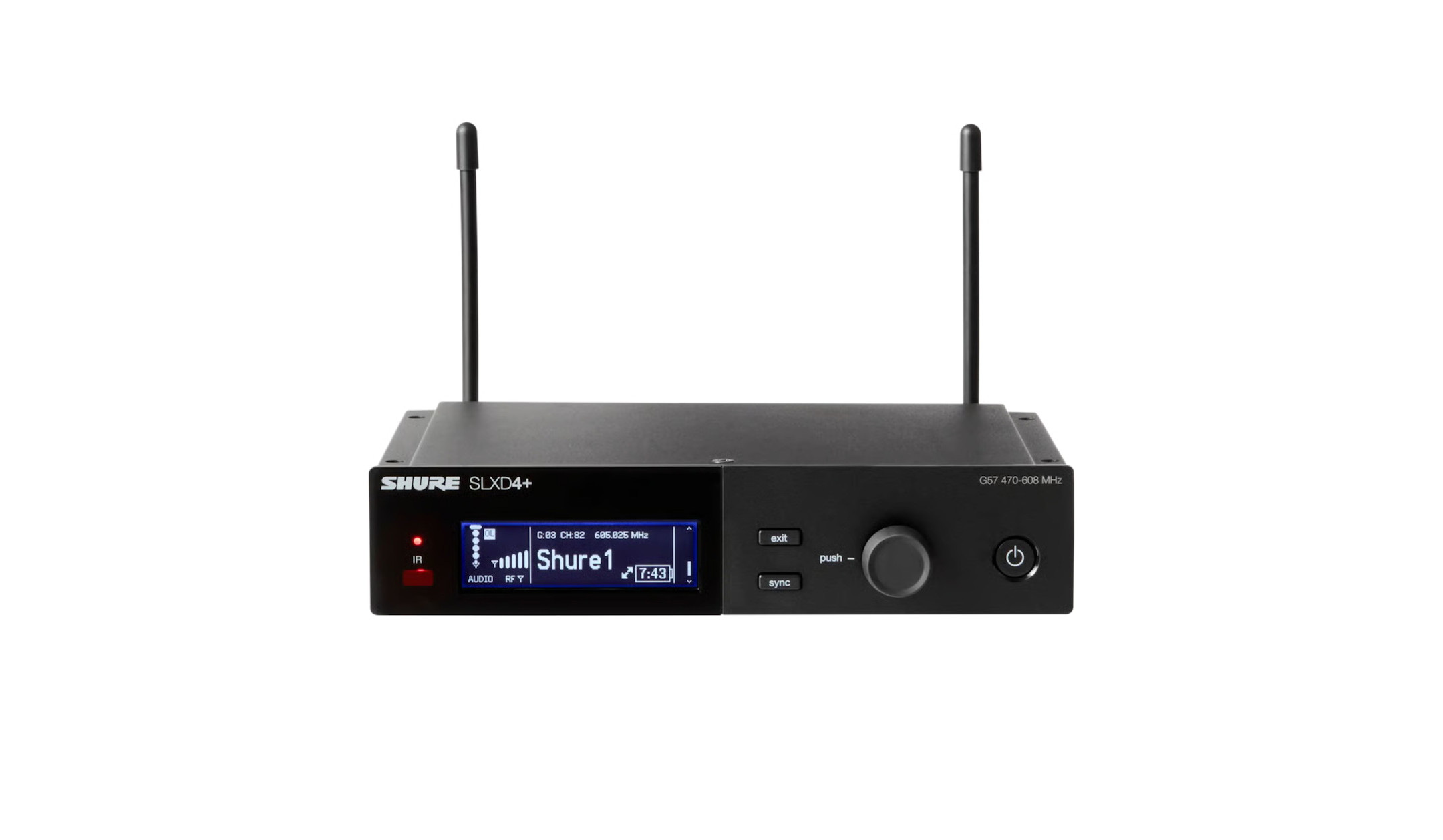 Shure-SLXD14D-2-Kanal-Drahtlossystem-mit-zwei-Taschensendern-Frequenzband-S50