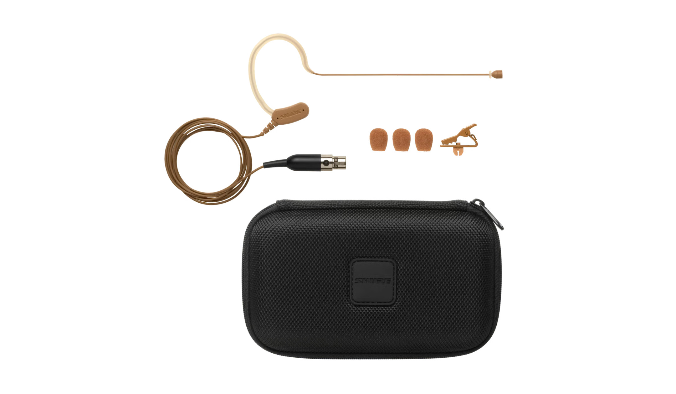 Shure-MX153-professionelles-Ohrbugel-Mikrofon-Farbe-Kakao
