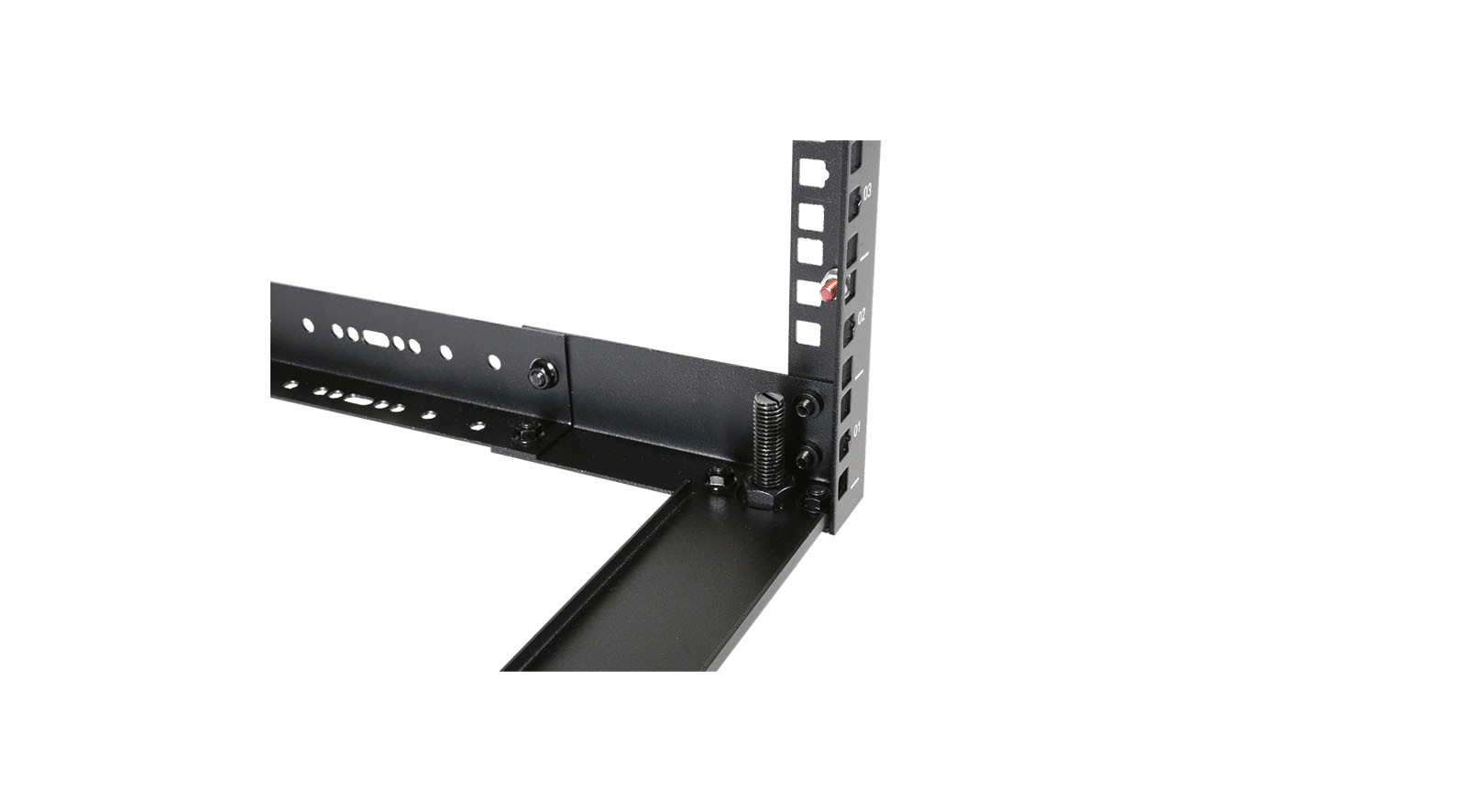 CAYMON-OPR309A-19-Zoll-Rack-mit-verstellbarer-Tiefe-300-bis-450-mm