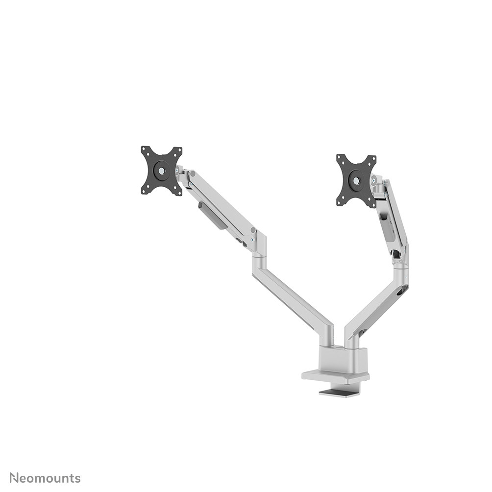 Neomounts-DS70-250SL2-monitorarm-voor-twee-monitoren-tot-32-inch-zilverkleurig