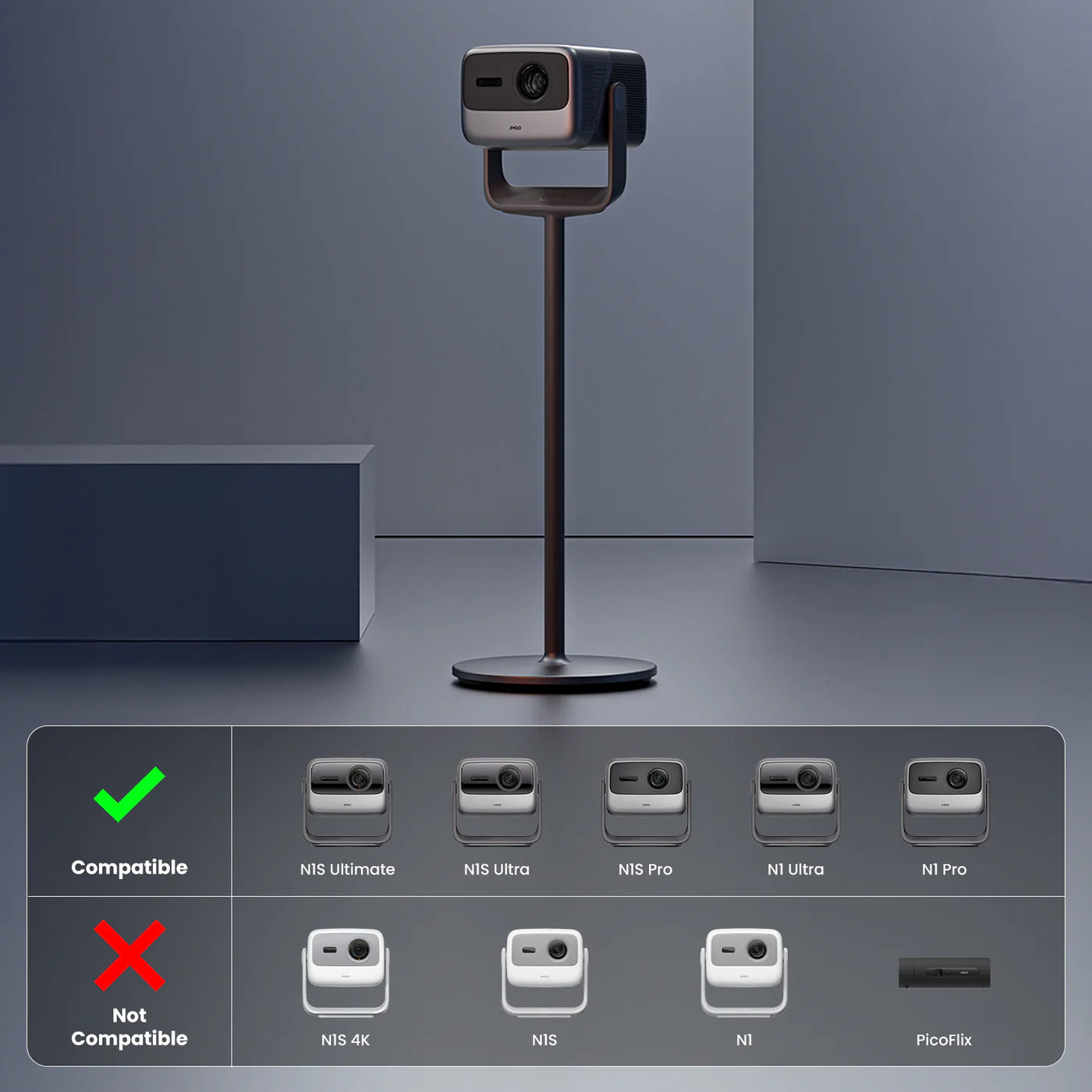 JMGO-T-Shaped-Deckenhalterung-mit-360-Drehung-und-robuster-Konstruktion