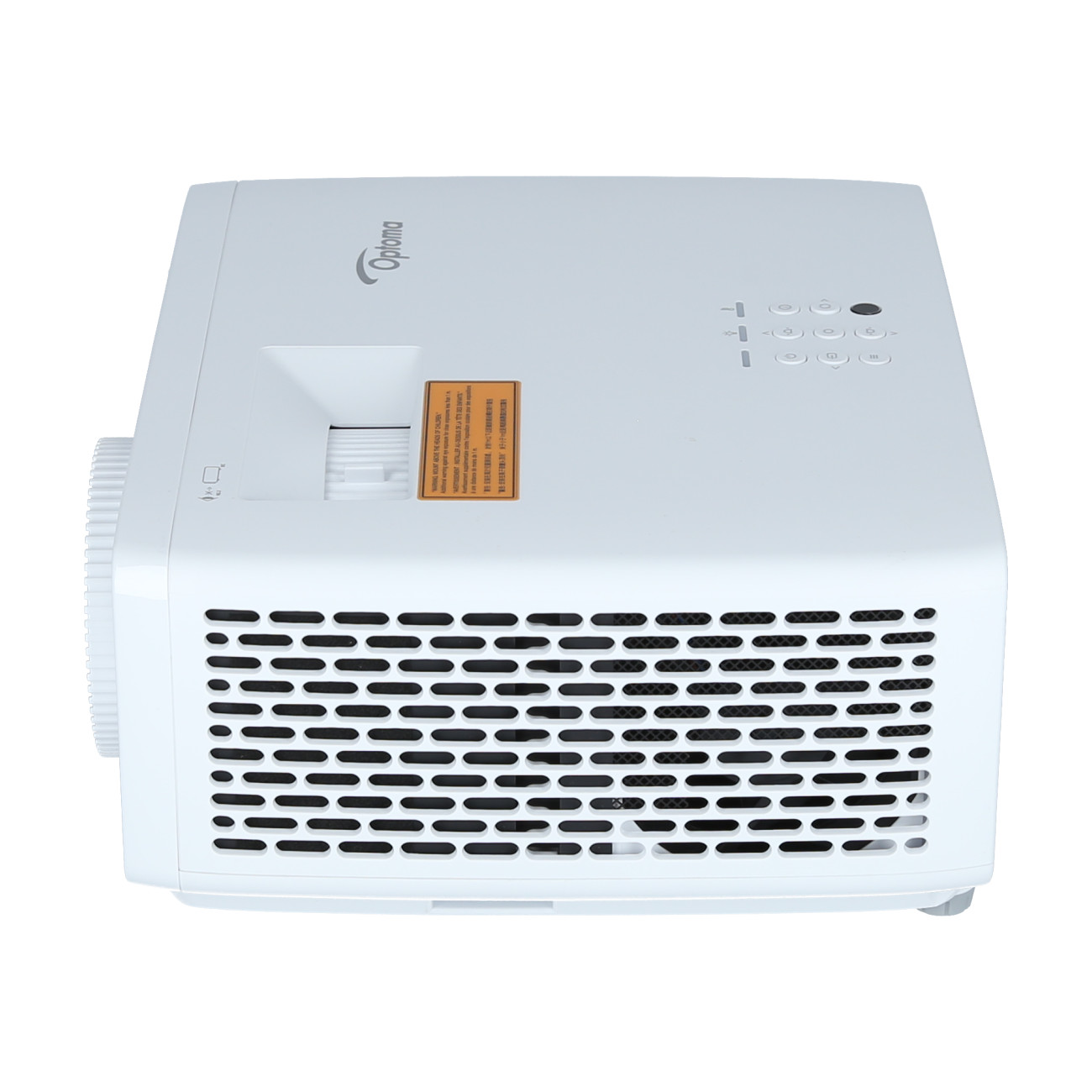 Optoma-ZH450-Full-HD-Beamer-mit-4500-Lumen-und-umweltfreundlichem-Design-fur-professionelle-Prasentationen-Demoware-Silber