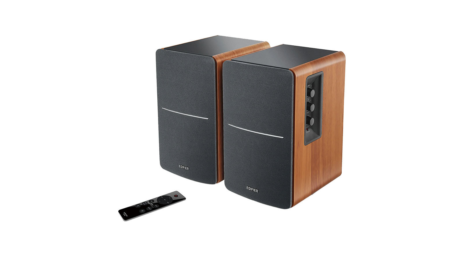 EDIFIER-R1280DBs-Aktive-Bluetooth-Regallautsprecher-Holz