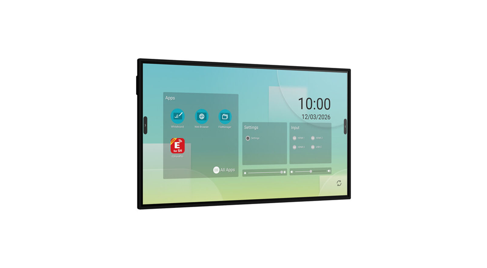 Sharp-PN-LB653-AQUOS-Board-65-4K-interaktives-Collaboration-Display-mit-EDLA-Zertifizierung-von-Google