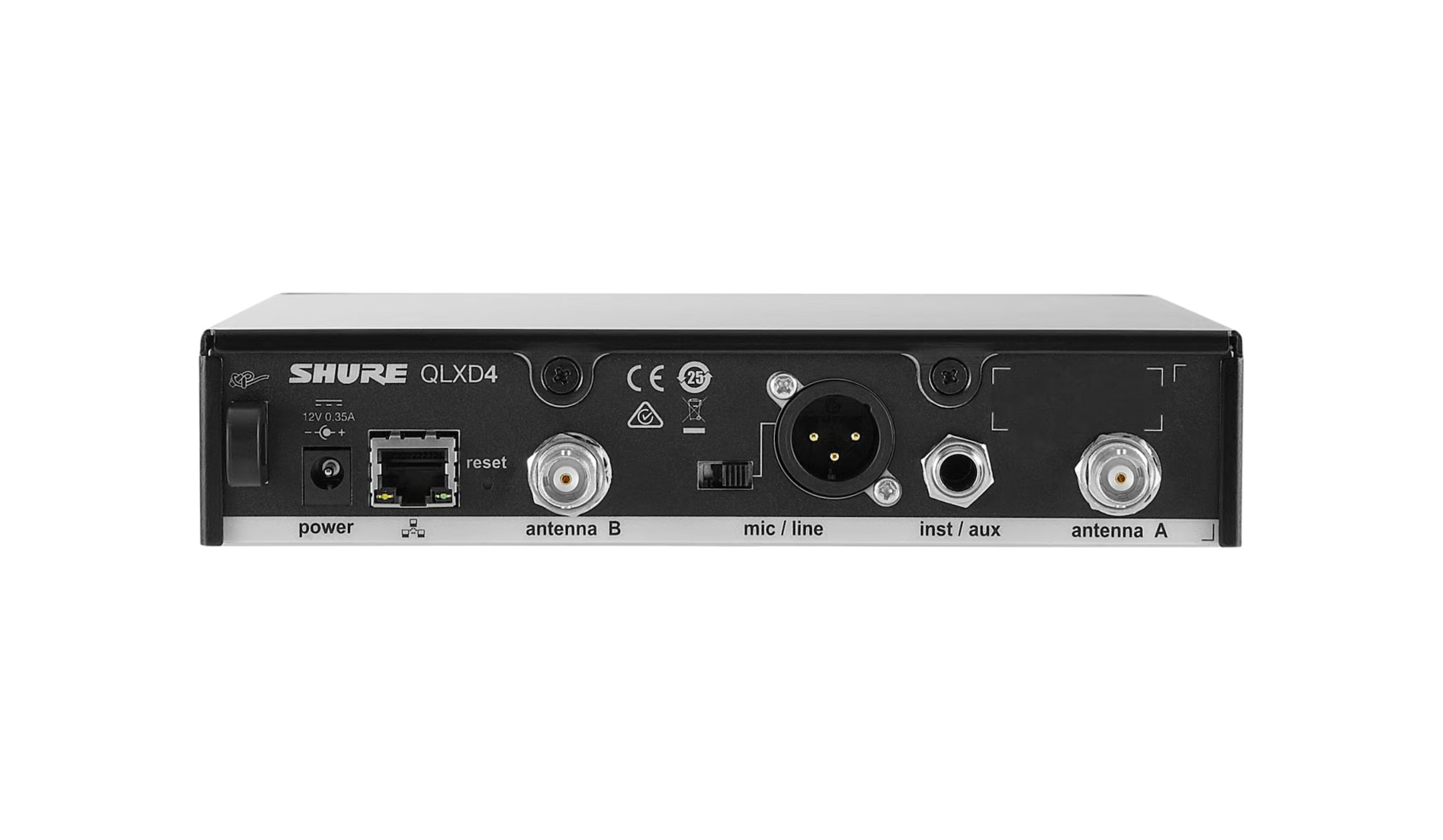 Shure-QLXD4-Digitaler-Funkempfanger-Frequenzband-H51