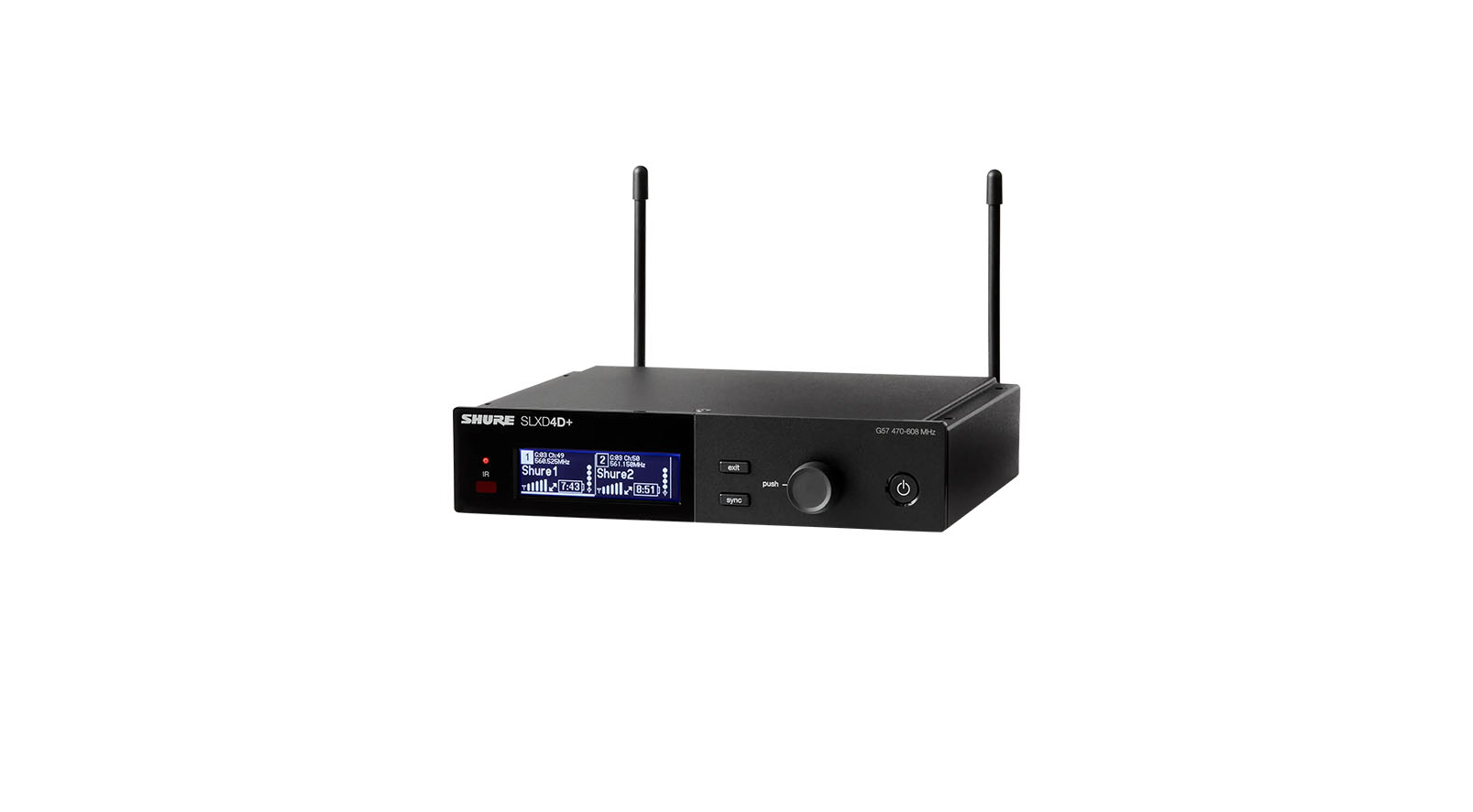 Shure-SLXD4D-2-Kanal-Drahtlosempfanger