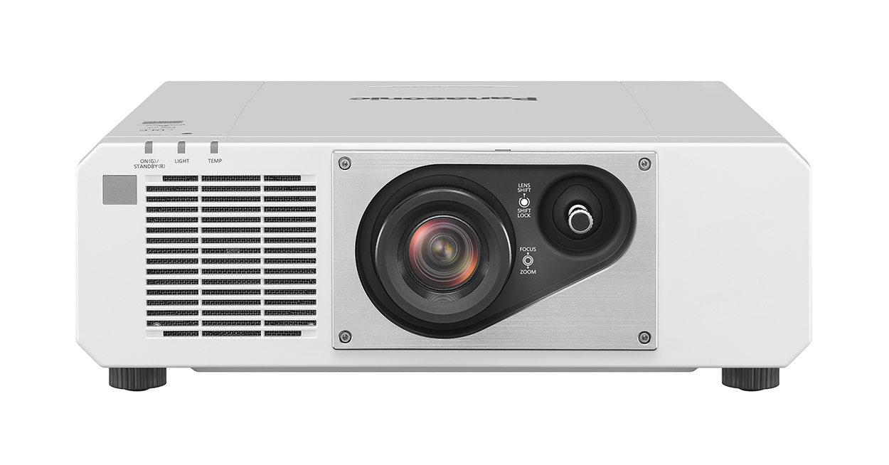 Panasonic-PT-FRZ50WE-Beamer-mit-5200-Lumen-und-360-Installation-fur-professionelle-Installationen-in-weiss-Demoware-Platin