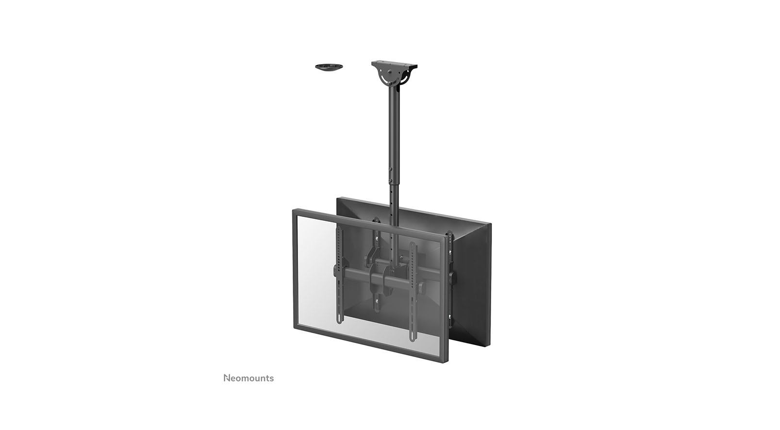 Neomounts-NM-C440DBLACK-Plafondbevestiging-voor-twee-monitoren-of-tv-s-32-60