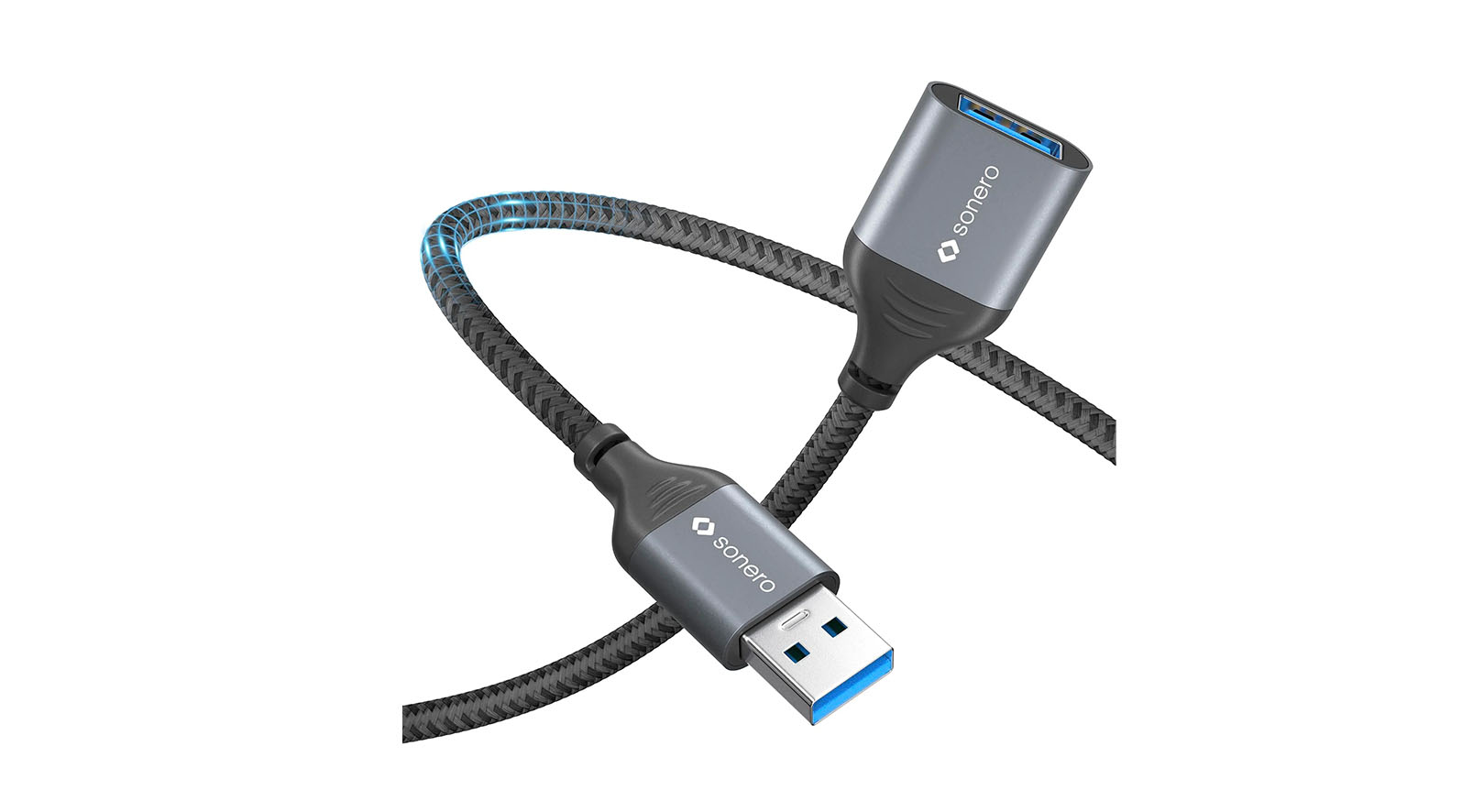 PureLink-Sonero-SPC-U055-005-USB-A-auf-USB-A-Datenkabel-Verlangerungskabel-USB-Kabel-Typ-A-USB-3-0-5GB-0-5m
