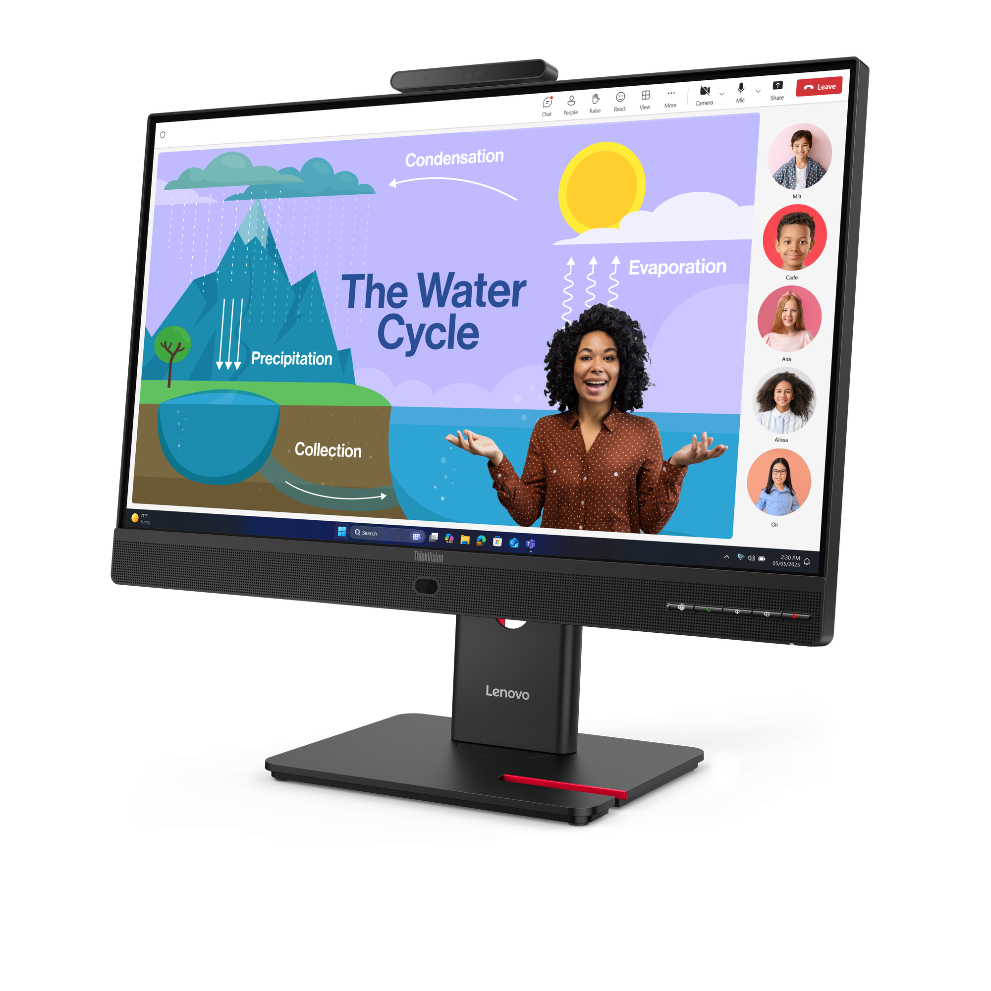 Lenovo-ThinkVision-T24D-4v-23-8-inch-Full-HD-monitor-met-5-MP-webcam-voor-hybride-werkplekken