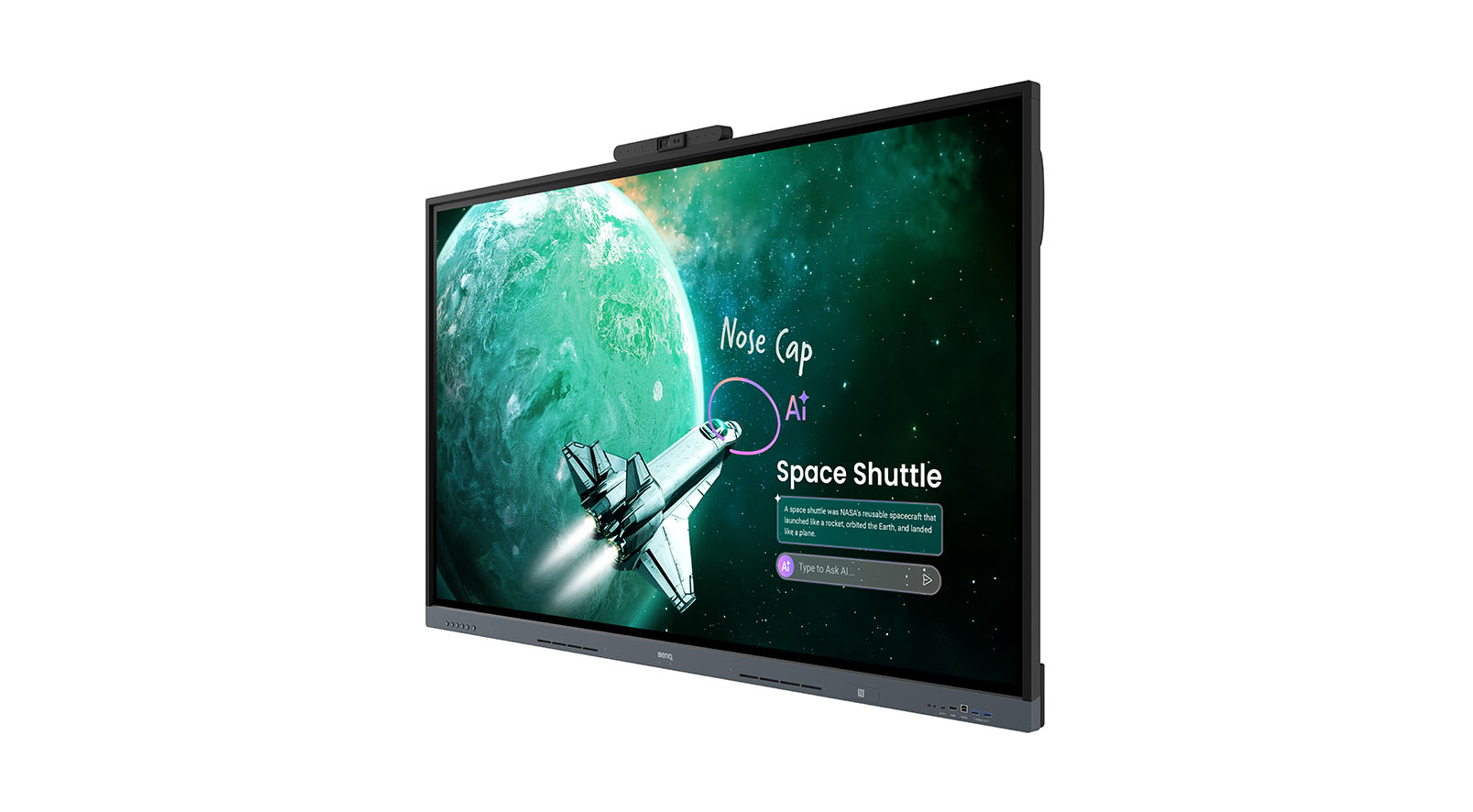 BenQ-Board-Essential-RE8605AC-86-inch-4K-interactief-scherm-met-ingebouwde-camera-en-AI-functies