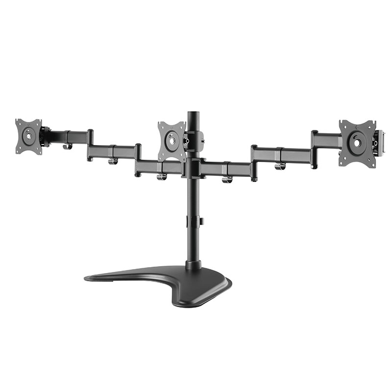 Hagor-HA-Tablemount-FS-Triple-Vrijstaande-monitorhouder-voor-drie-schermen-van-15-27-inch-in-hoogte-verstelbaar