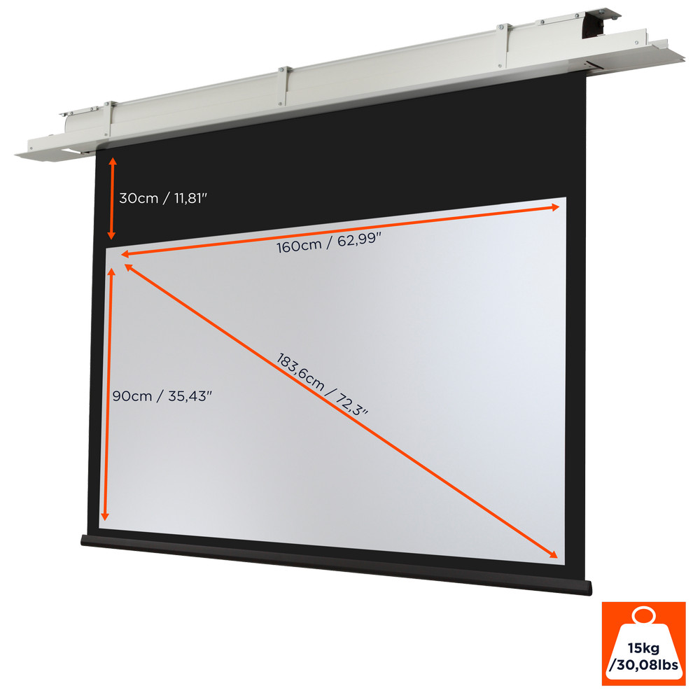 celexon-plafond-inbouw-projectiescherm-Motor-Expert-160-x-90-cm