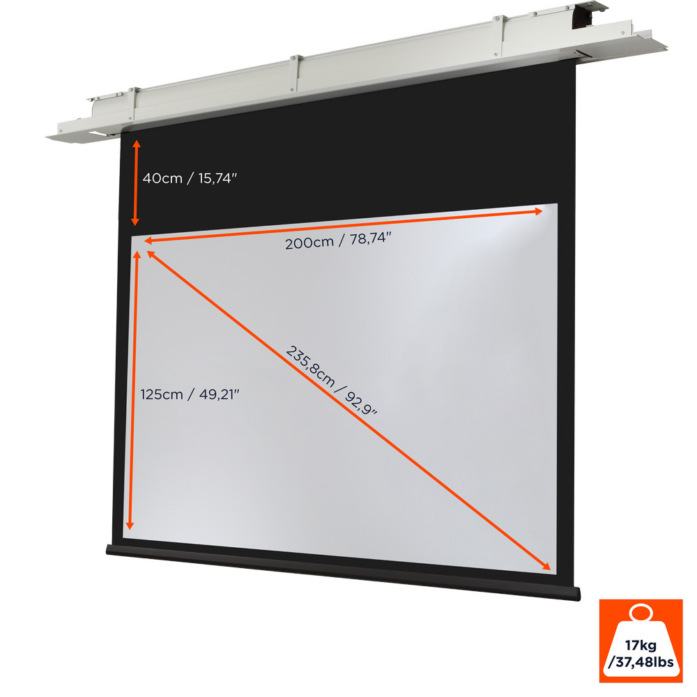 celexon-plafond-inbouw-projectiescherm-Motor-Expert-200-x-125-cm