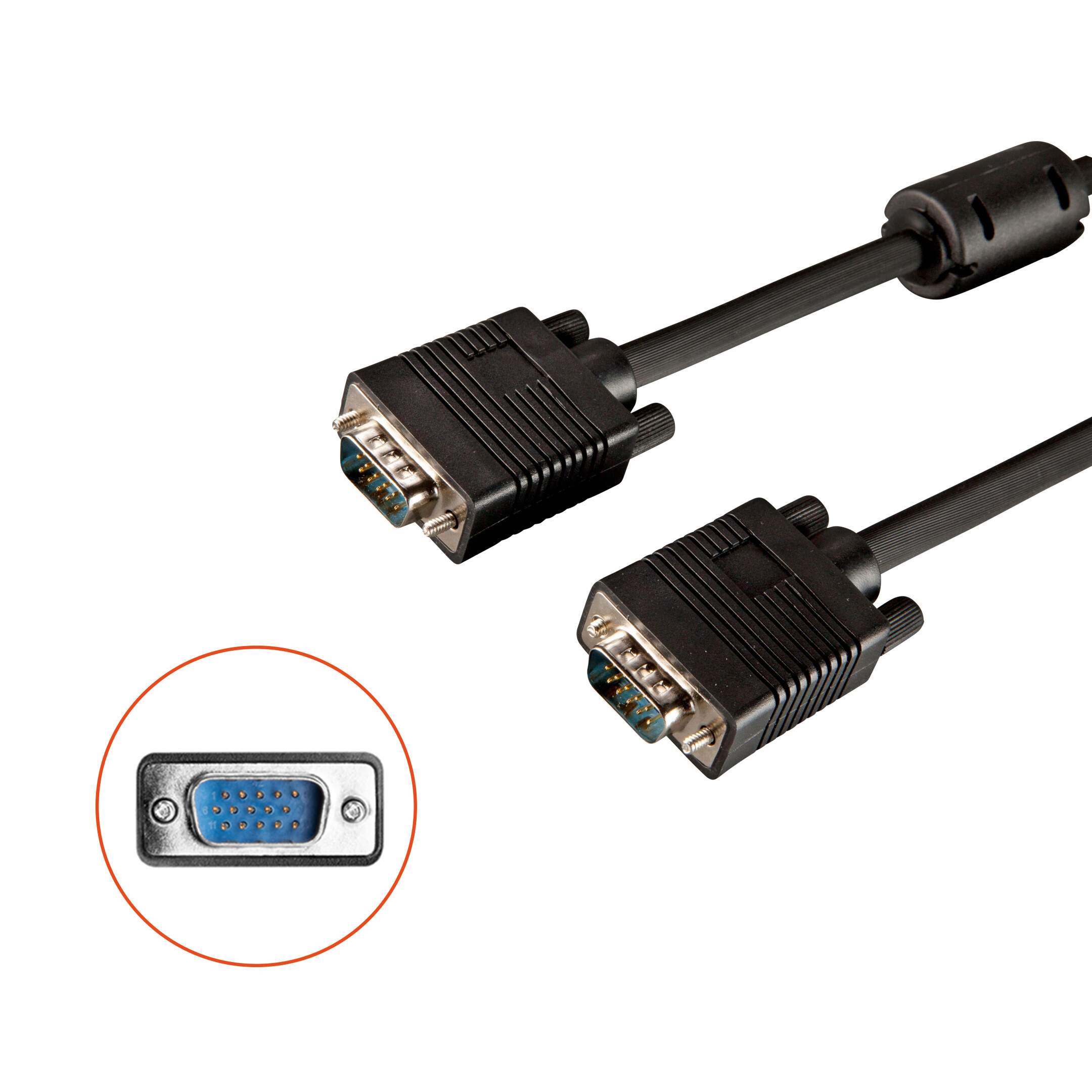 celexon-VGA-Kabel-Economy-Serie-stekker-stekker-10-m