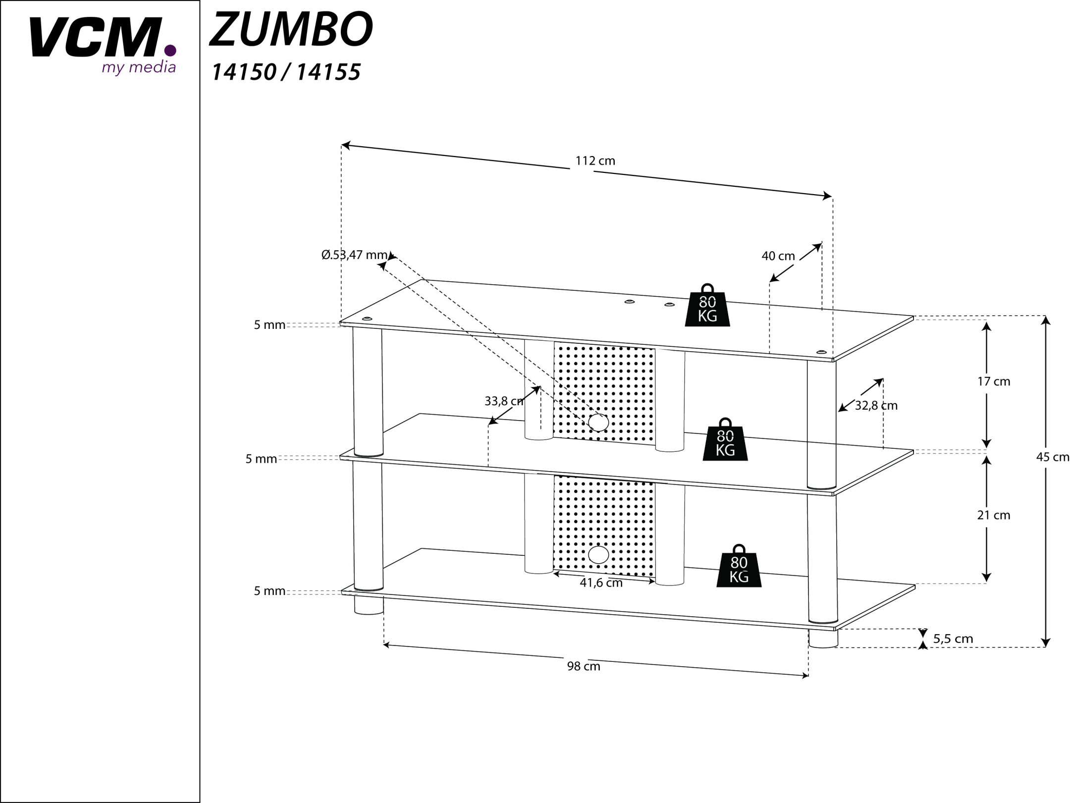 VCM-Zumbo-110-Klarglas