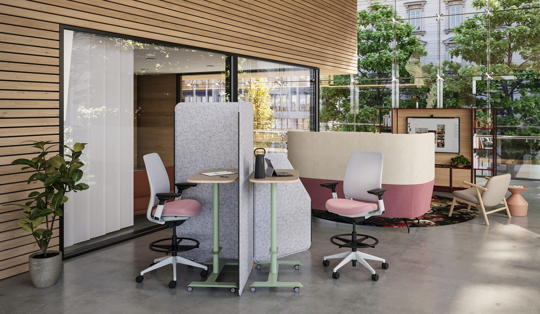 Steelcase-Flex-mobile-Trennwand-mit-Winkel-fur-individuelle-und-freistehende-Raumabgrenzung