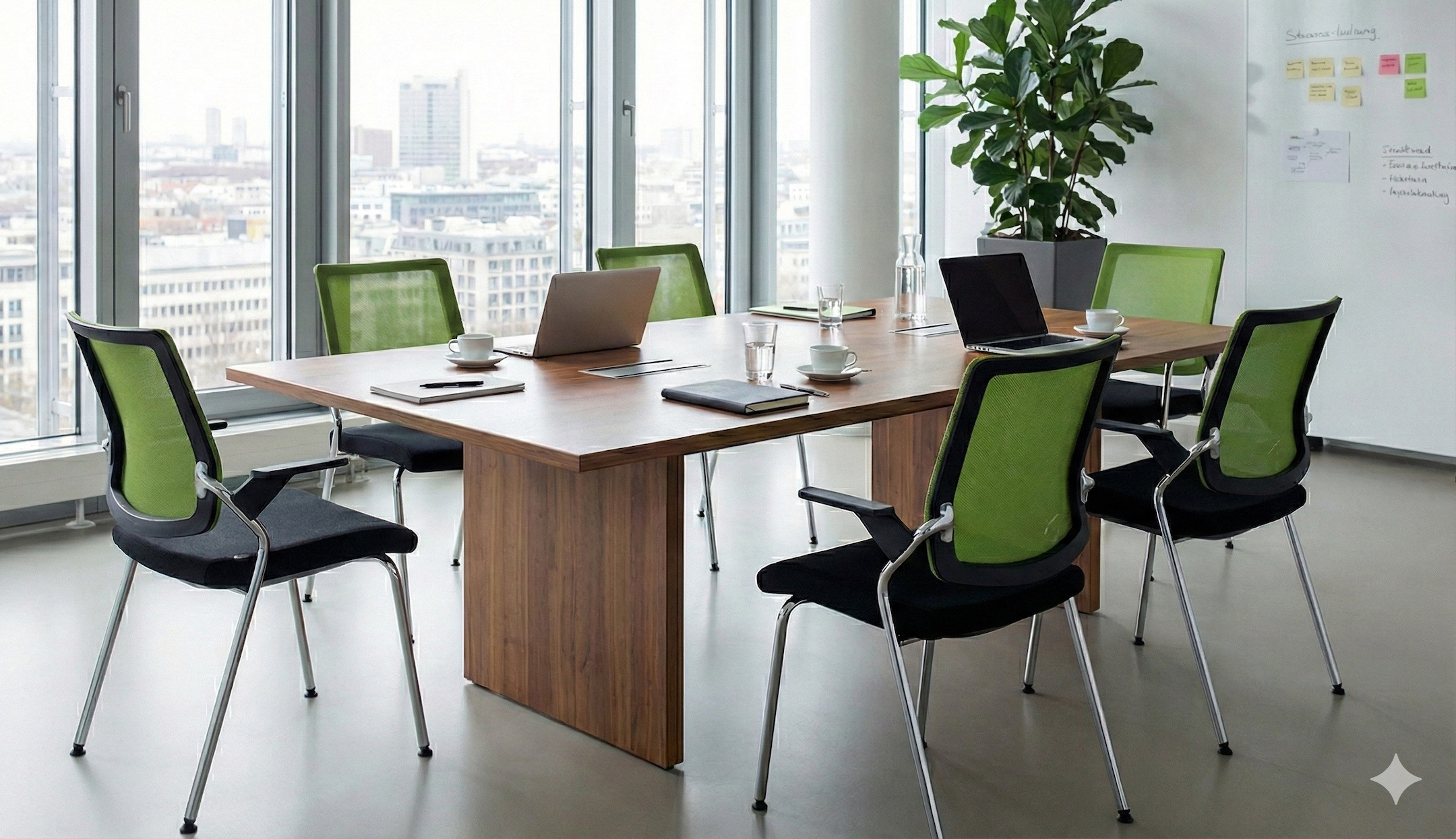 Sedus black dot Besucherstuhl Vierfuß mit Netzrücken stapelbar für Meetings Sedus-black-dot-Besucherstuhl-Vierfuss-mit-Netzrucken-stapelbar-fur-Meetings