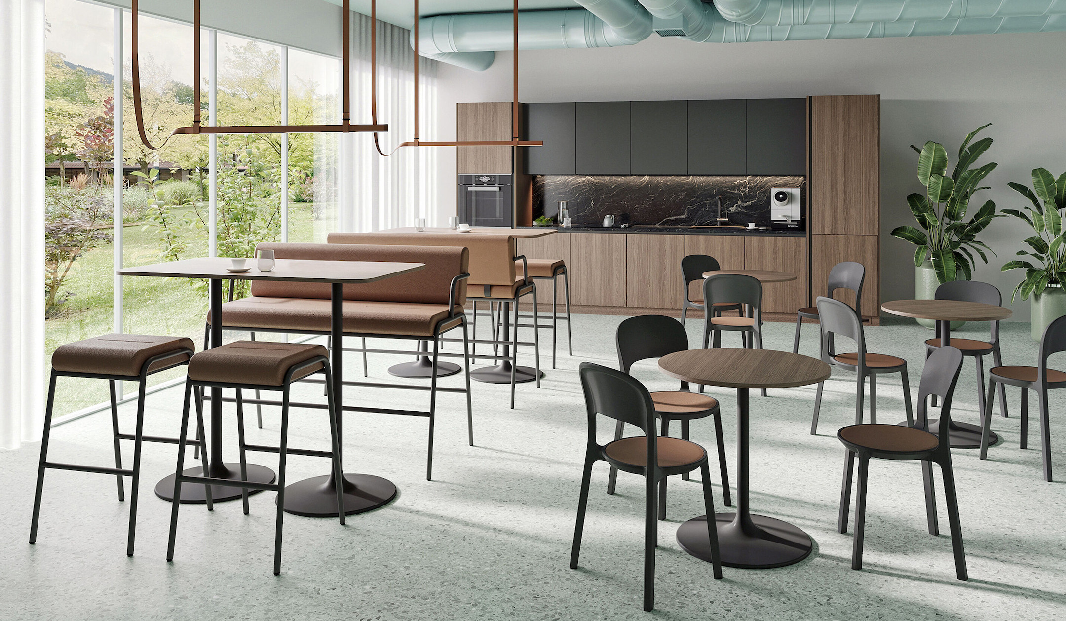 Bene-CASUAL-Stool-komfortabler-Hocker-aus-stabiler-Rohrkonstruktion