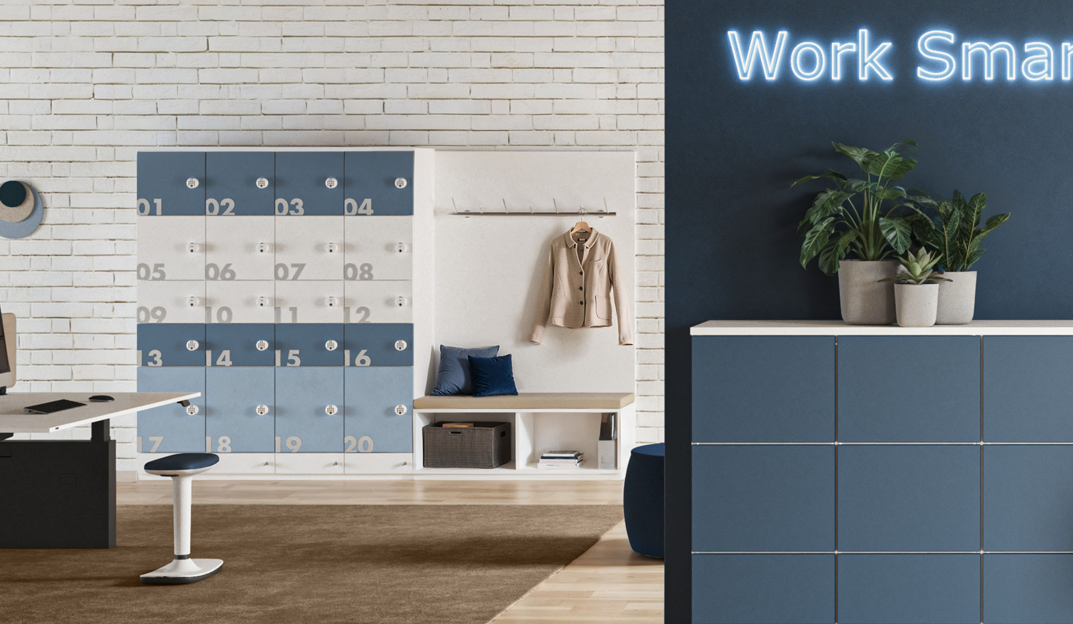 ASSMANN-Syneo-Part-Garderobe-mit-Hangeschrank-fur-modularen-Stauraum-und-Jackenaufbewahrung