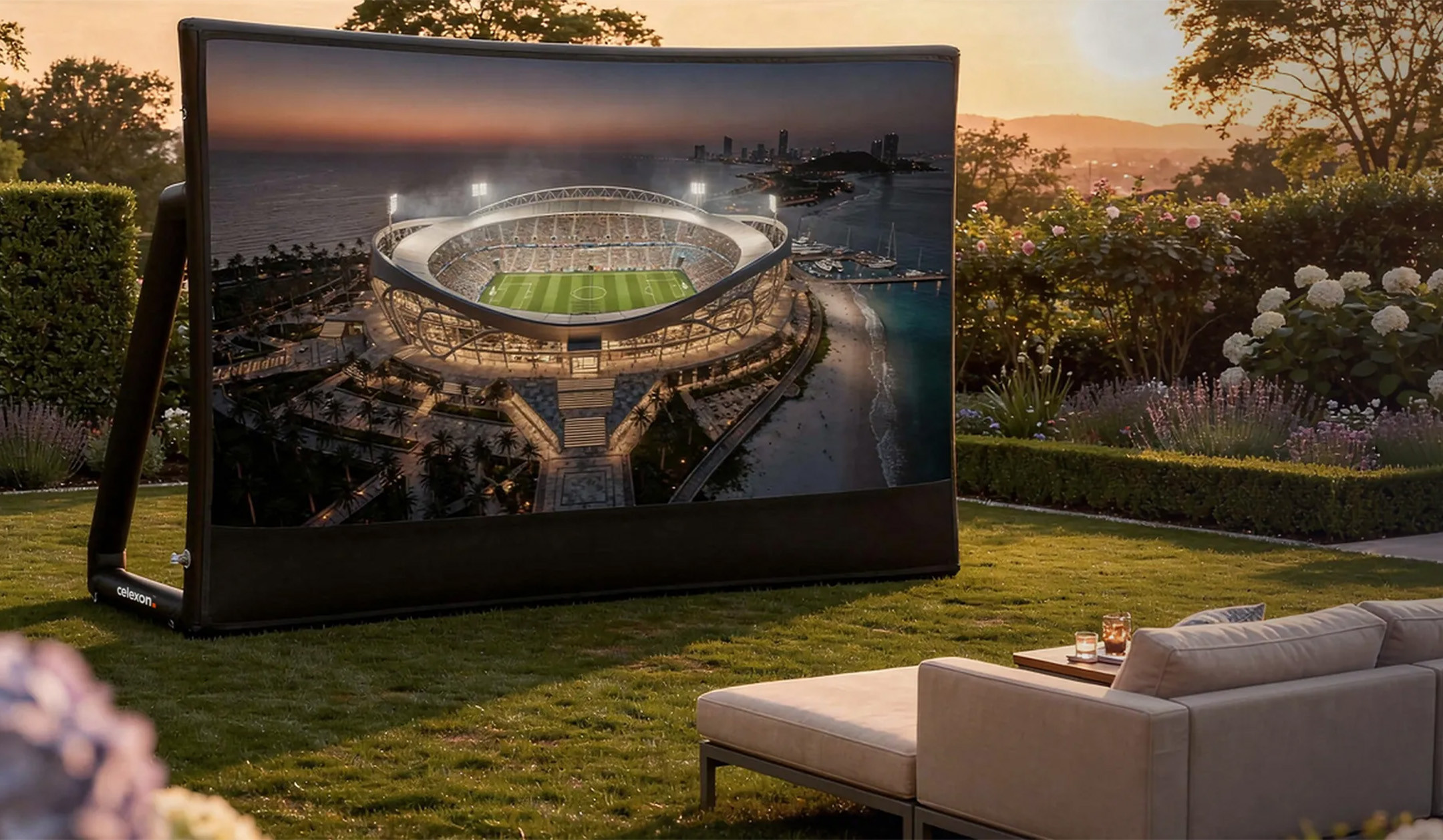 visunext-Outdoor-Beamer-Projectiescherm-Bundel