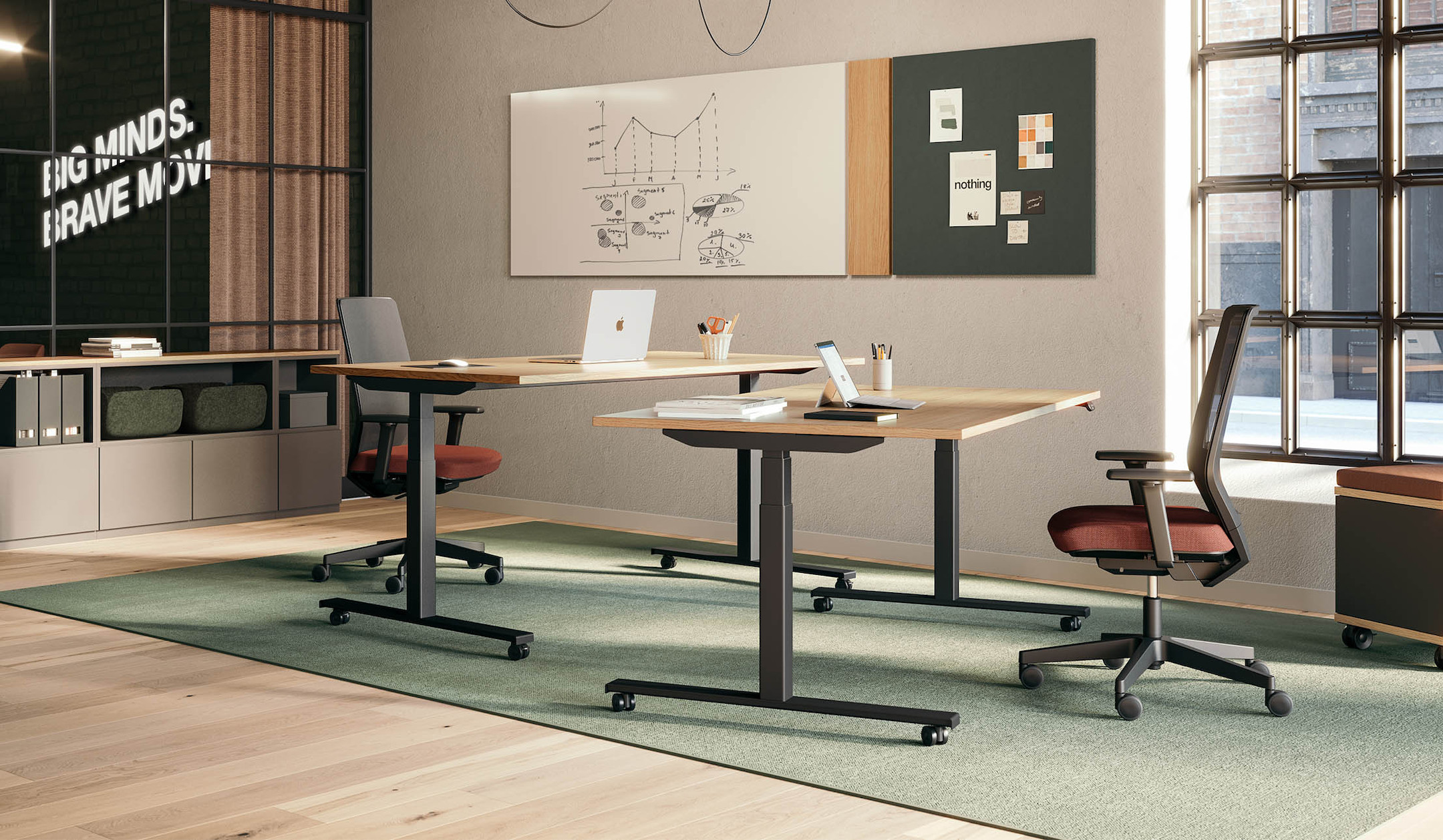 ASSMANN-Tensos-A-formiger-Schreibtisch-mit-stufenloser-Hohenverstellbarkeit-fur-Ergonomie-am-Arbeitsplatz